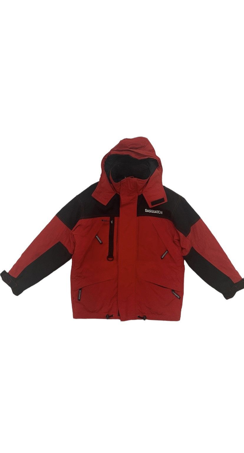 image of Sasquatchfabrix x Vintage Sasquatch 2 Tone Ski Jacket in Red, Men's (Size Medium)