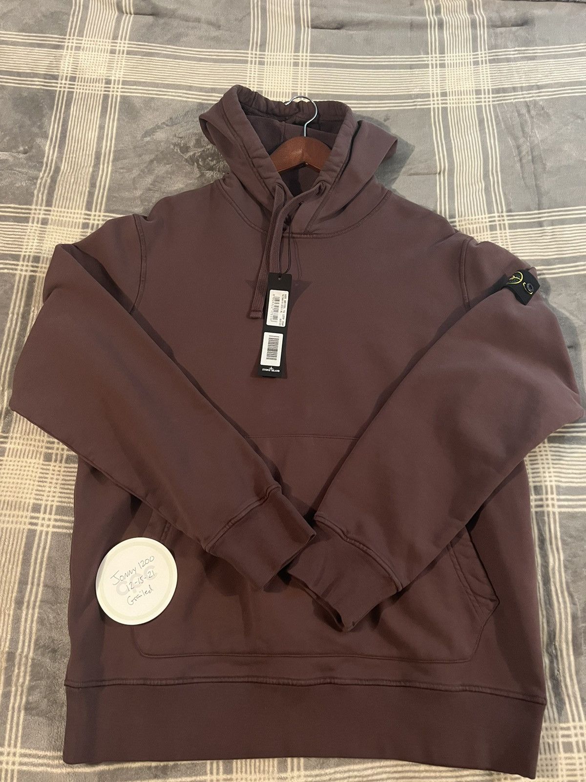 Stone Island Stone Island Hoodie Maroon Size XL Size US XL / EU 56 / 4 - 1 Thumbnail