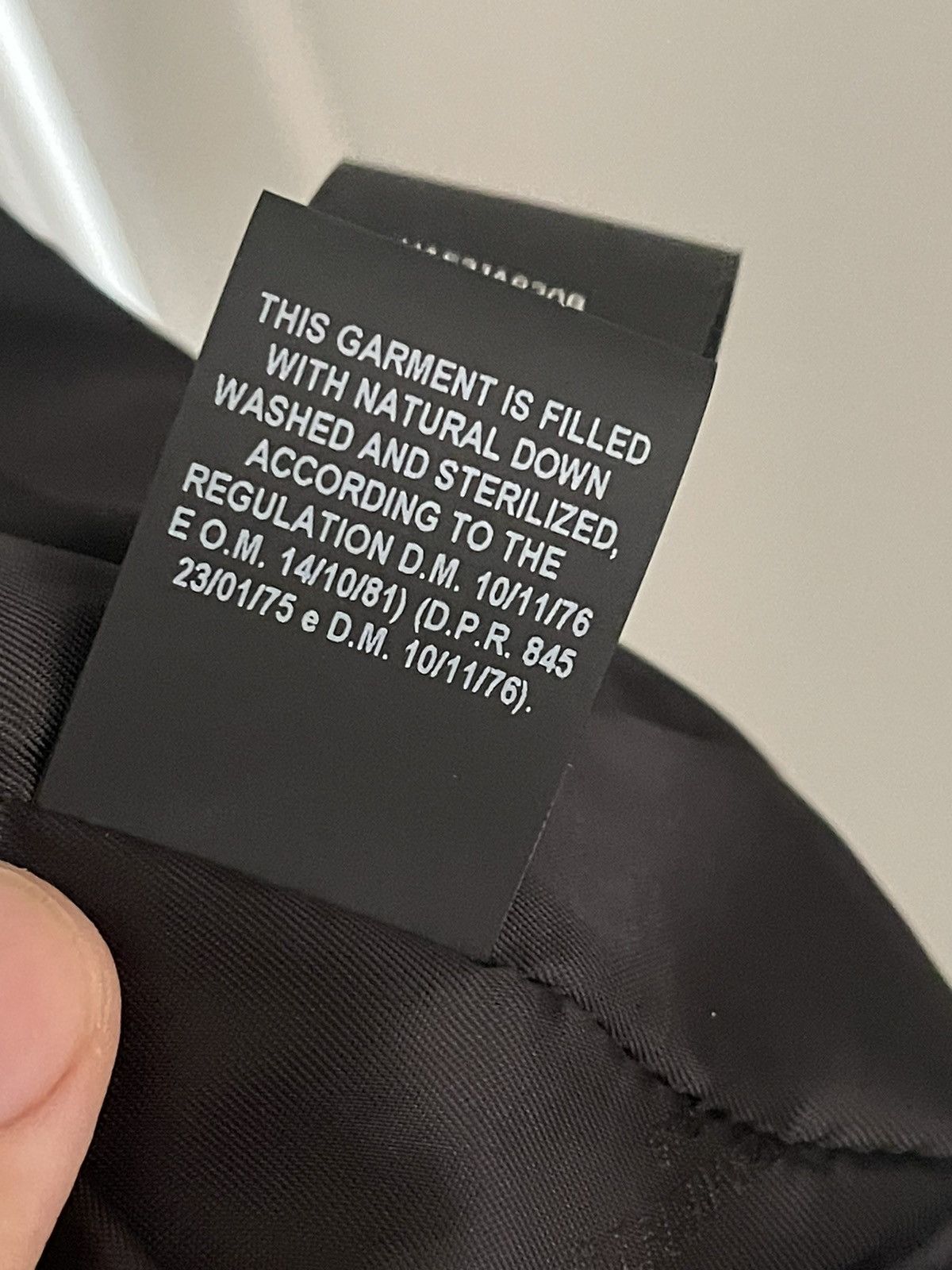 Vetements “RARE”, Oversized Down Velvet Crystal Logo Jacket Size US M / EU 48-50 / 2 - 19 Thumbnail