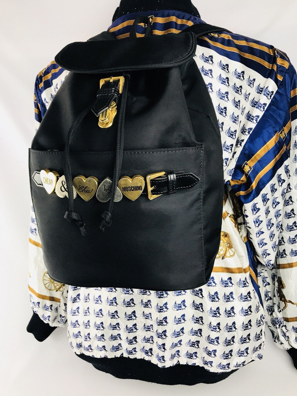 Moschino Authentic Moschino Backpack Black Size ONE SIZE - 2 Thumbnail