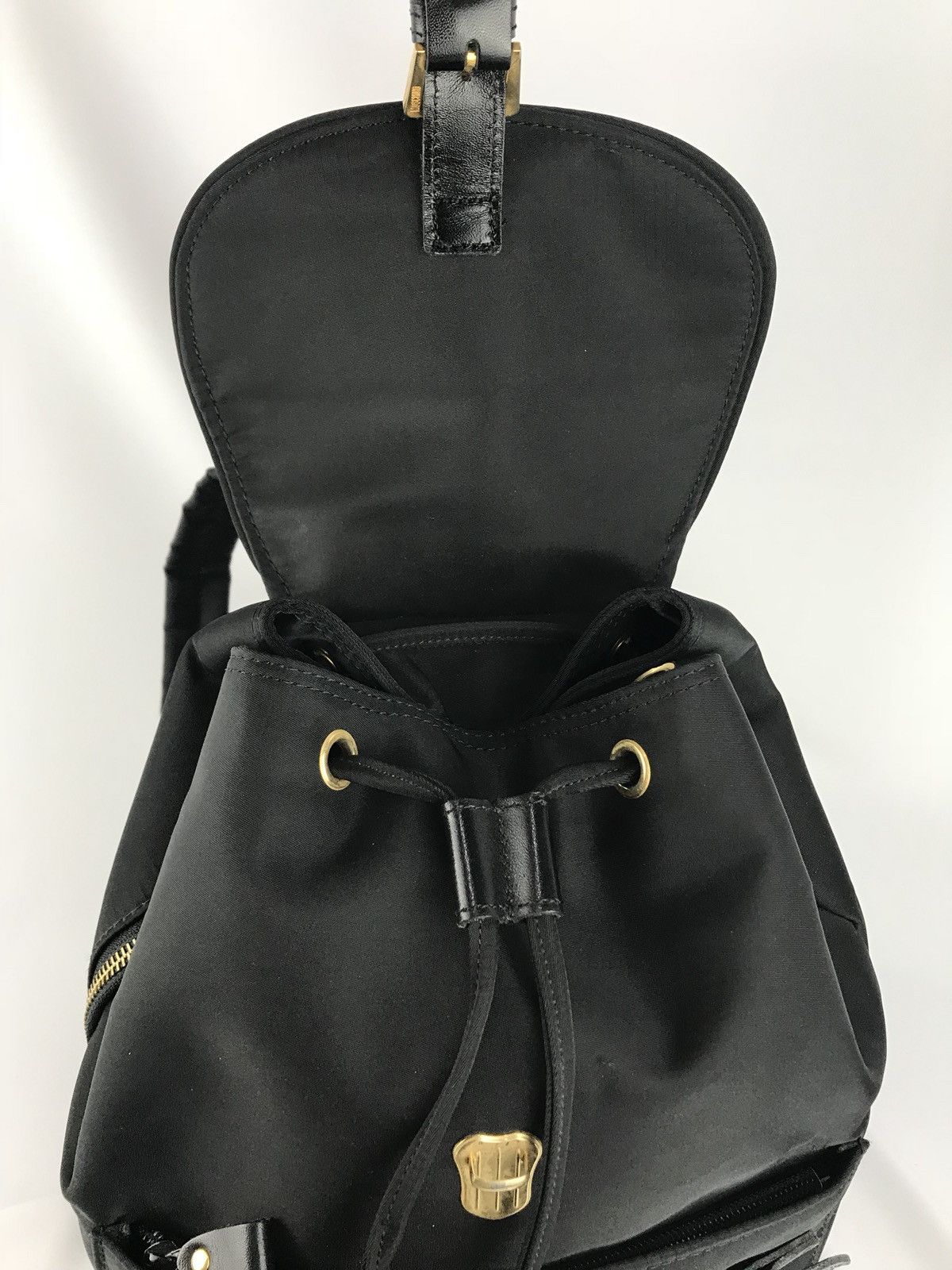 Moschino Authentic Moschino Backpack Black Size ONE SIZE - 17 Thumbnail