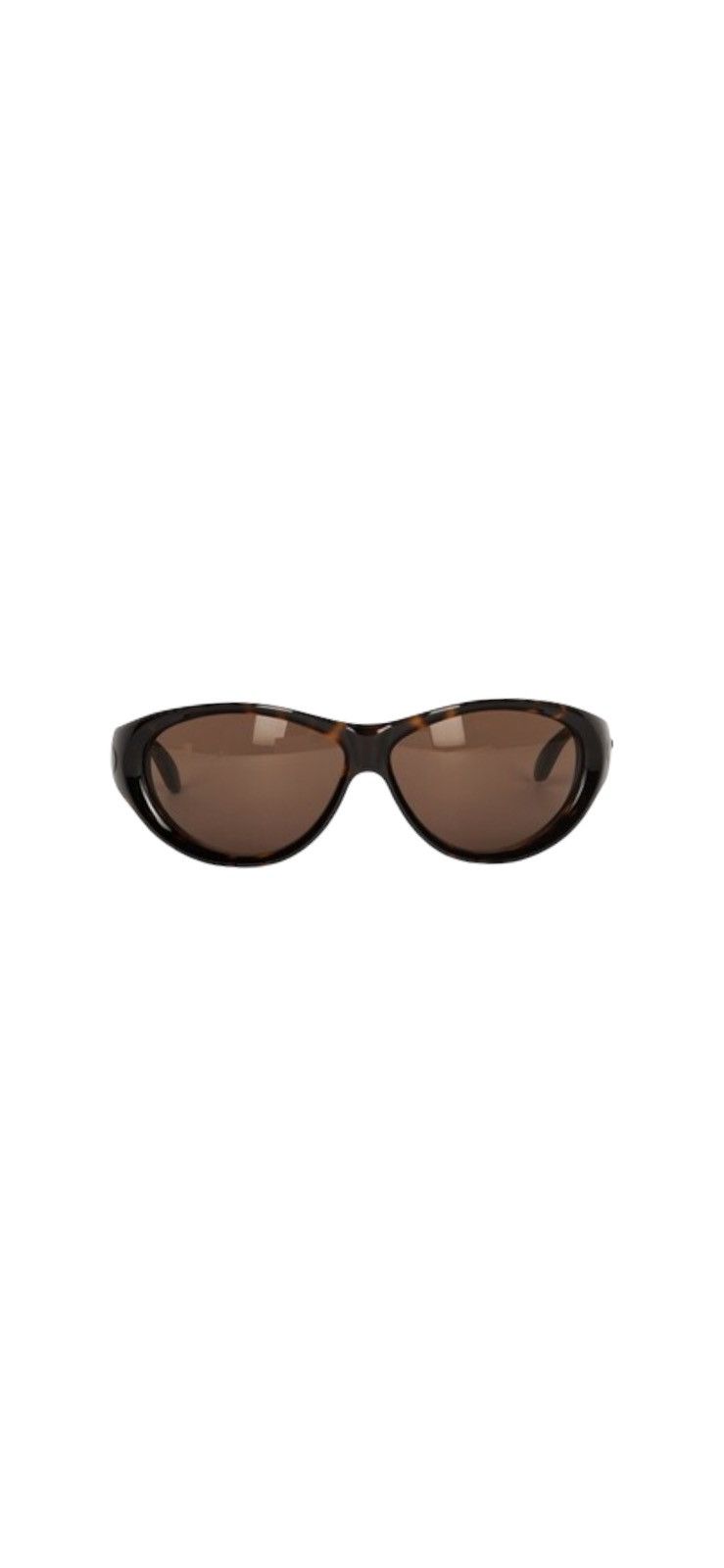 image of Balenciaga $760 Swift Round Sunglasses • Tortoise • NWT in Brown, Men's