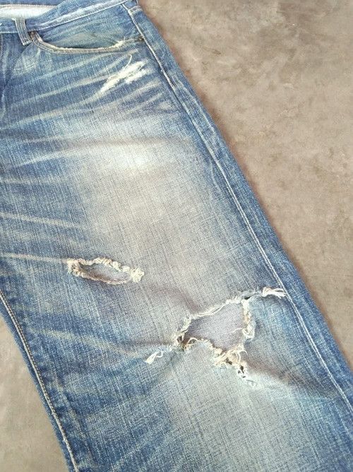 Levi's Vintage Levi's 501 Rusty Wash Distressed Jeans 34x30 Size US 34 / EU 50 - 7 Thumbnail