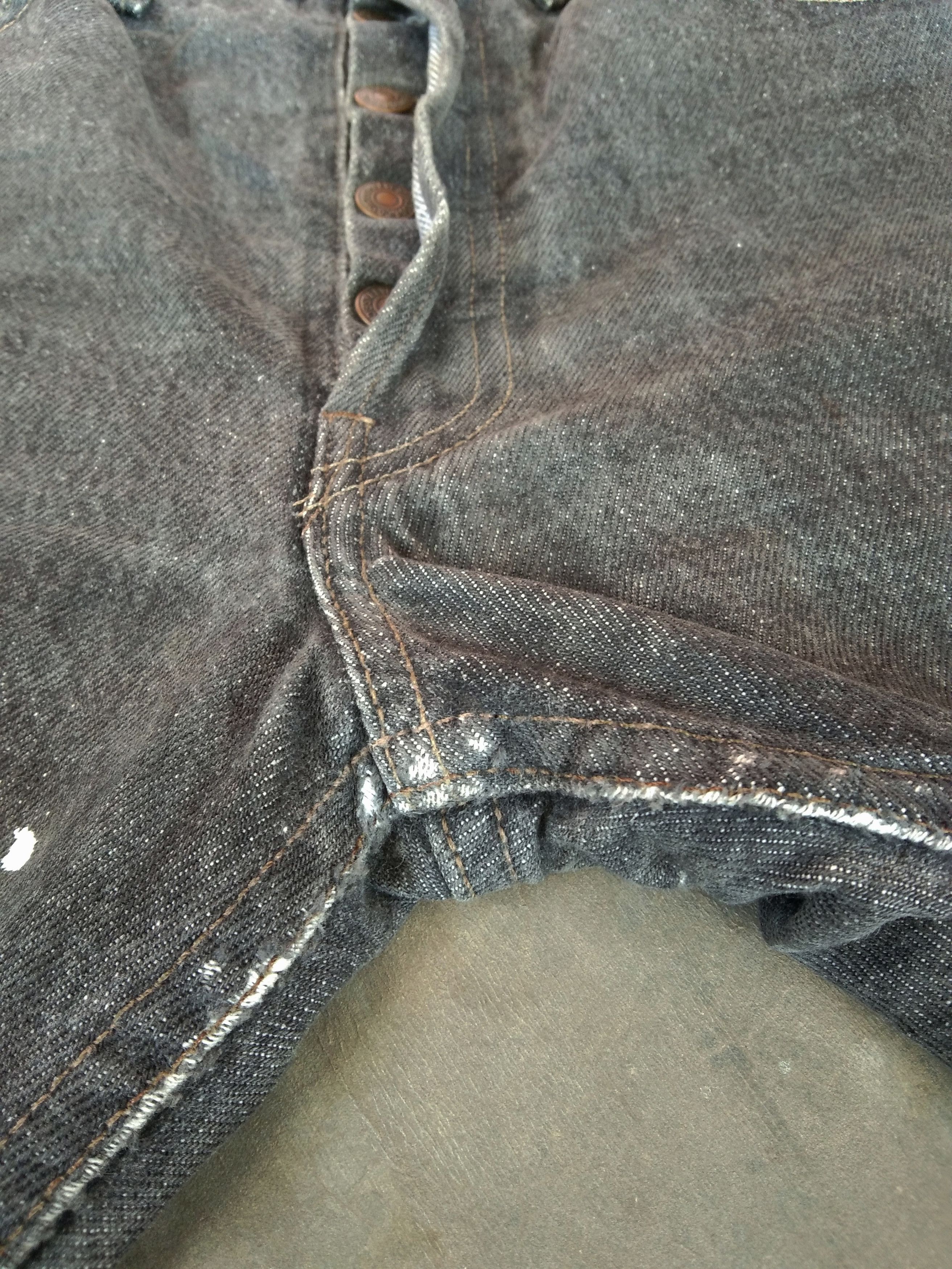 Levi's 90s Vintage Levi's 501 Made In USA Painter Distressed Jeans Size US 31 - 8 Thumbnail