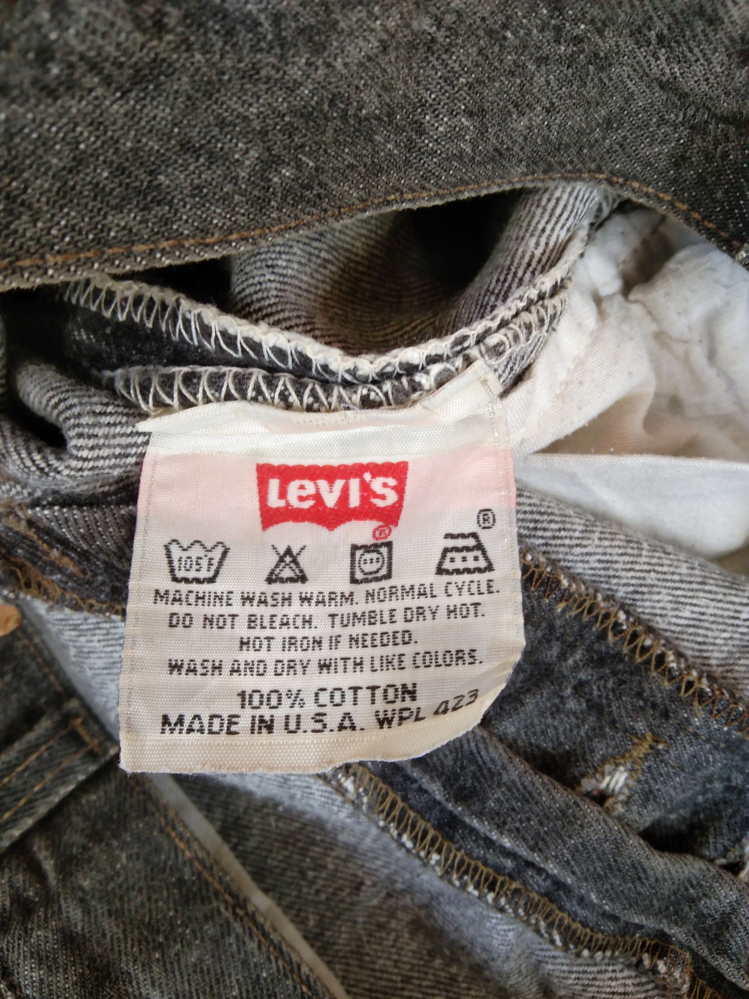 Levi's 90s Vintage Levi's 501 Made In USA Painter Distressed Jeans Size US 31 - 10 Thumbnail