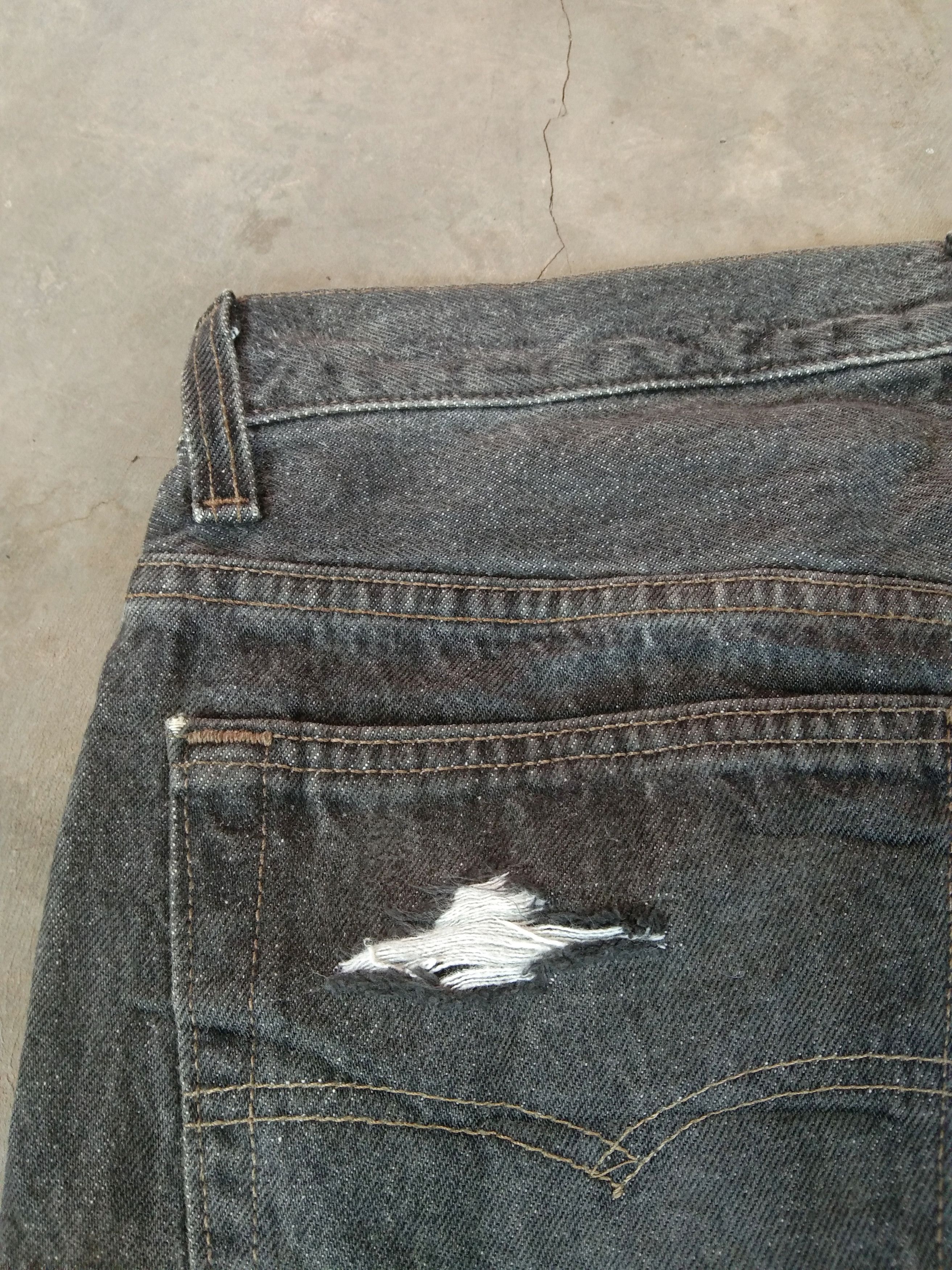 Levi's 90s Vintage Levi's 501 Made In USA Painter Distressed Jeans Size US 31 - 5 Thumbnail