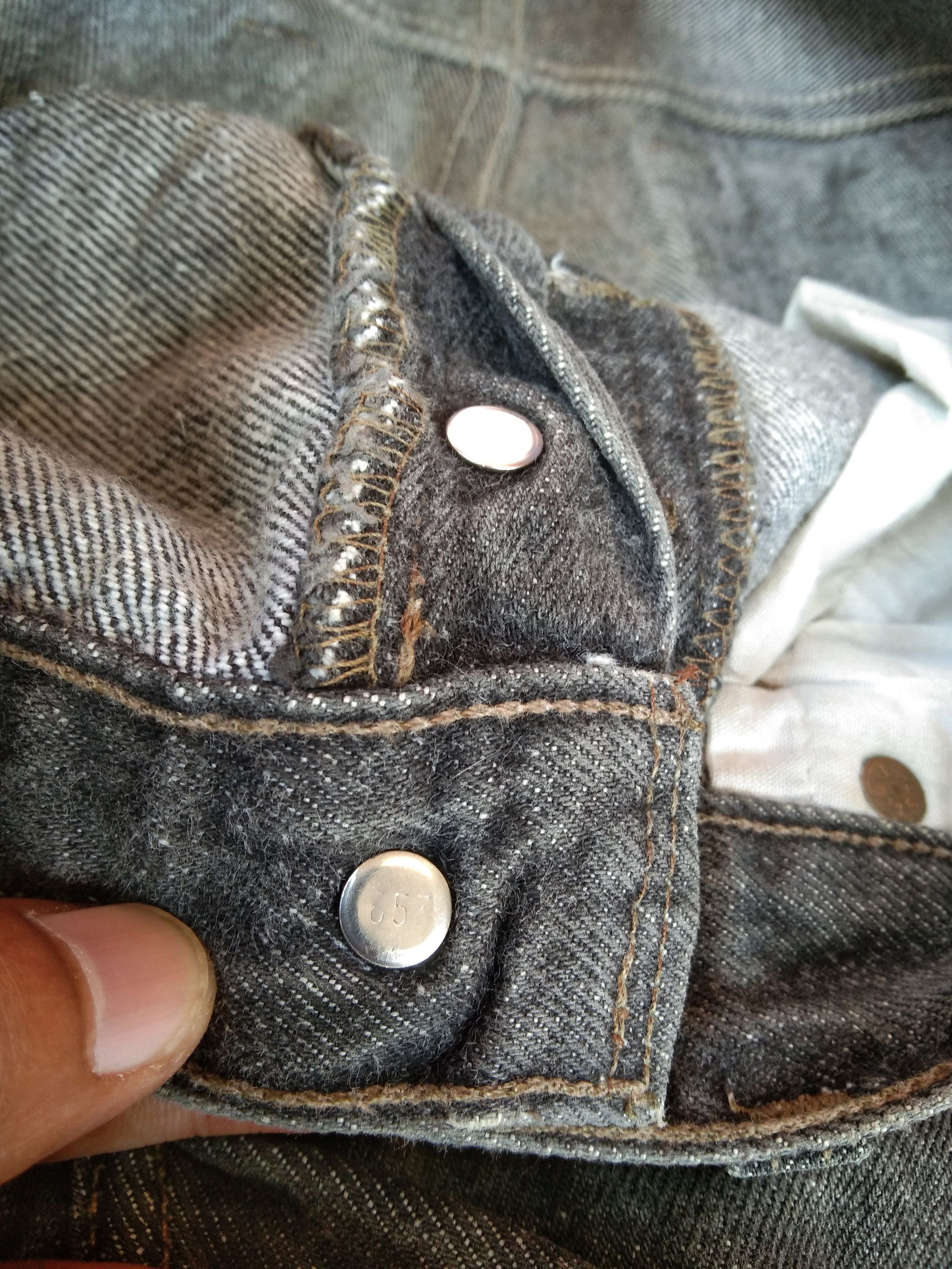 Levi's 90s Vintage Levi's 501 Made In USA Painter Distressed Jeans Size US 31 - 9 Thumbnail