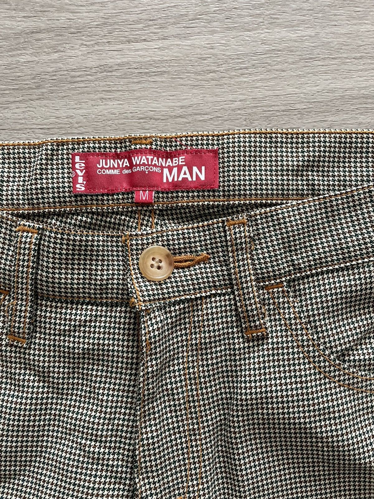 Comme des Garcons Junya Watanabe x Levi’s AD2002 houndstooth pants Size US 28 / EU 44 - 2 Thumbnail