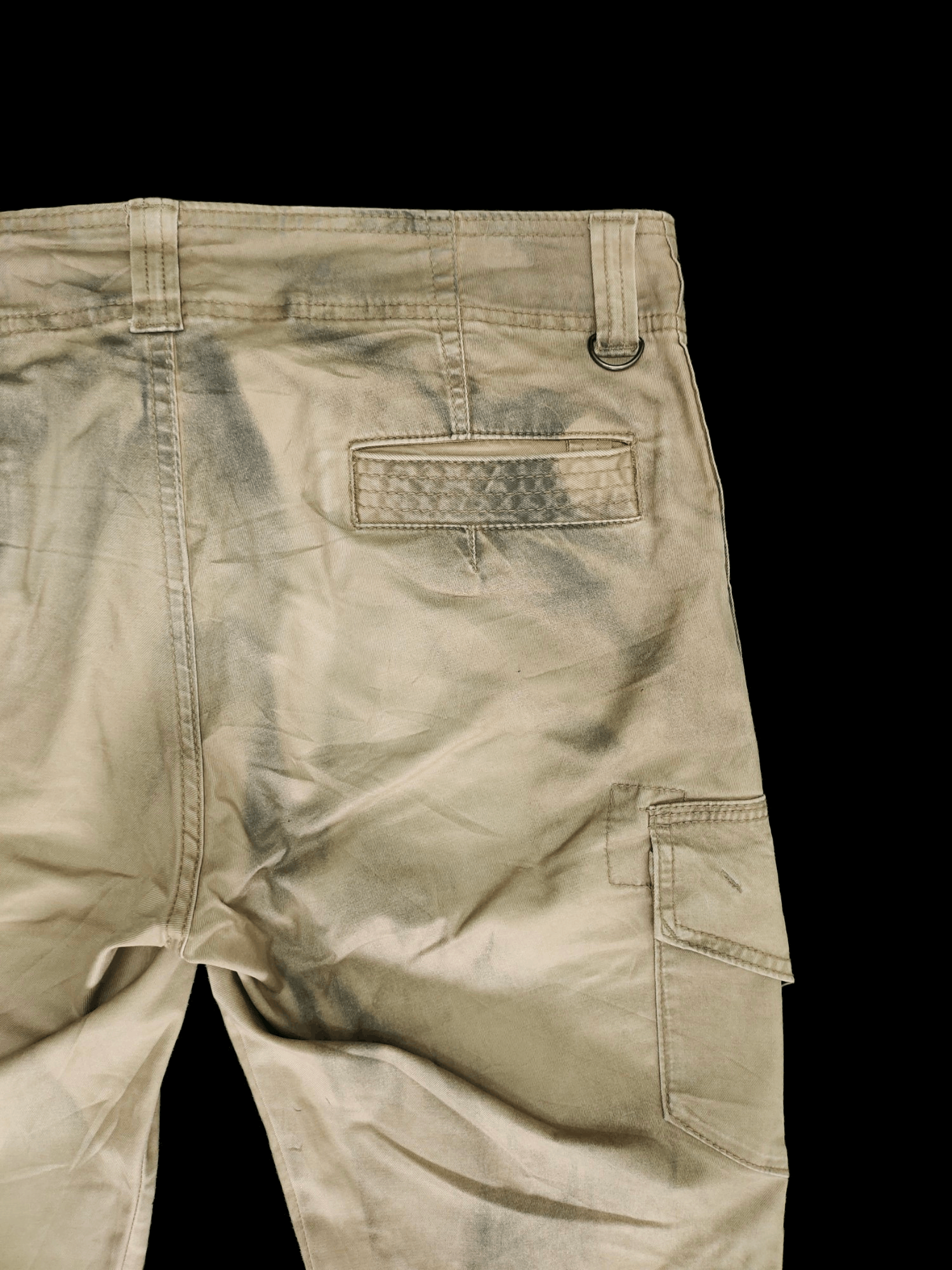 Hysteric Glamour Semantic Design Charcoal Wash Cargo Pants Slim Fit Size US 35 - 9 Thumbnail