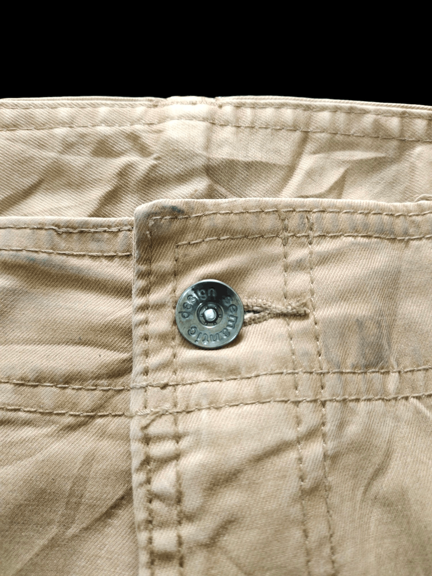 Hysteric Glamour Semantic Design Charcoal Wash Cargo Pants Slim Fit Size US 35 - 16 Thumbnail