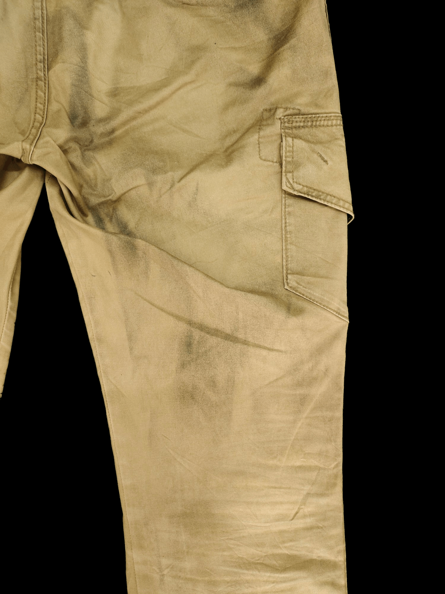 Hysteric Glamour Semantic Design Charcoal Wash Cargo Pants Slim Fit Size US 35 - 11 Thumbnail