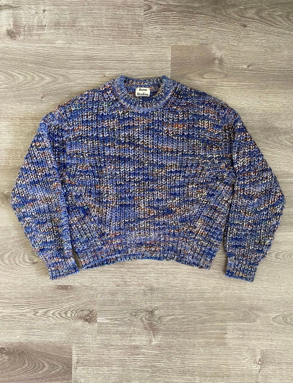Pre-owned Acne Studios Grail  Italian Zora Knit Sweater In Multicolor