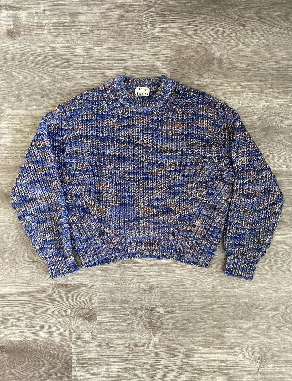 Pre-owned Acne Studios Grail  Italian Zora Knit Sweater In Multicolor