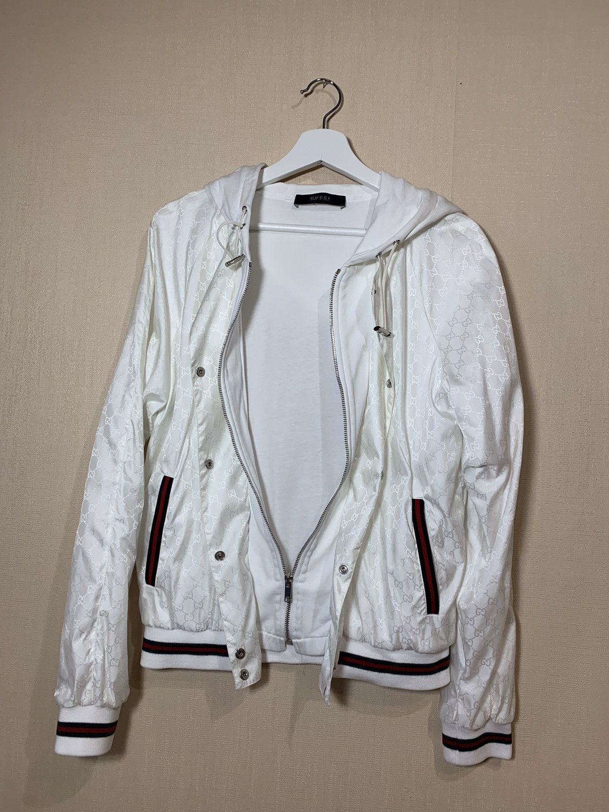 Gucci Gucci monogram GG hooded light jacket Size US XS / EU 42 / 0 - 8 Thumbnail