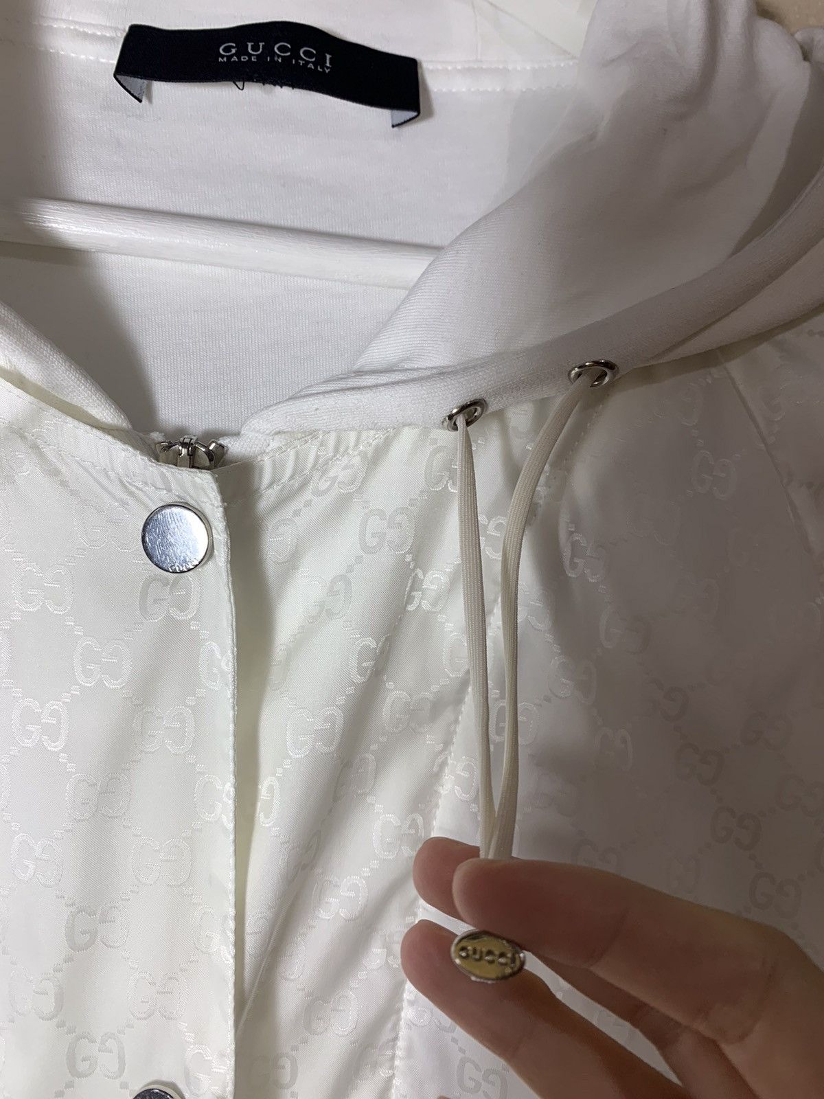 Gucci Gucci monogram GG hooded light jacket Size US XS / EU 42 / 0 - 3 Thumbnail