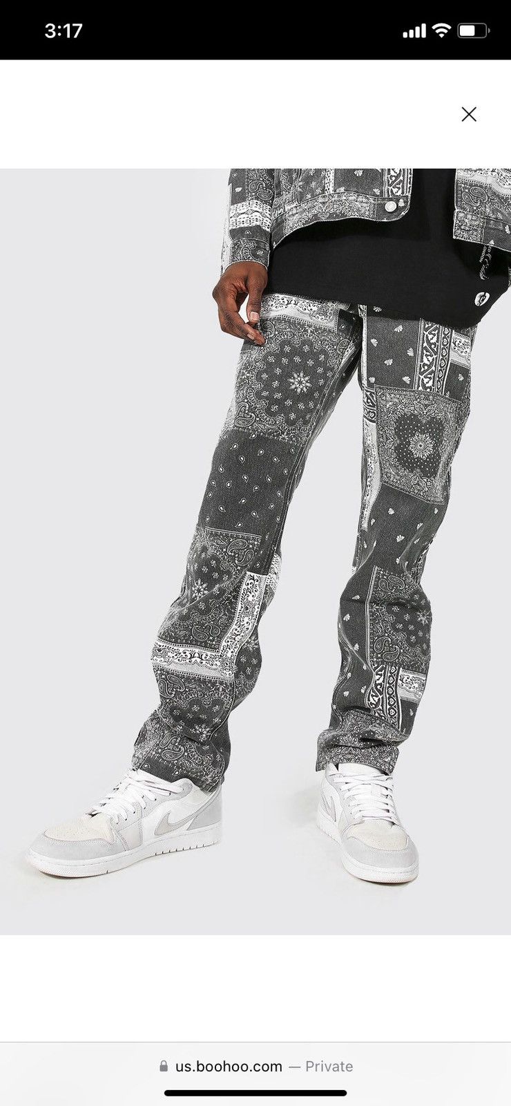 Levi's Bandana Print Jeans Grailed