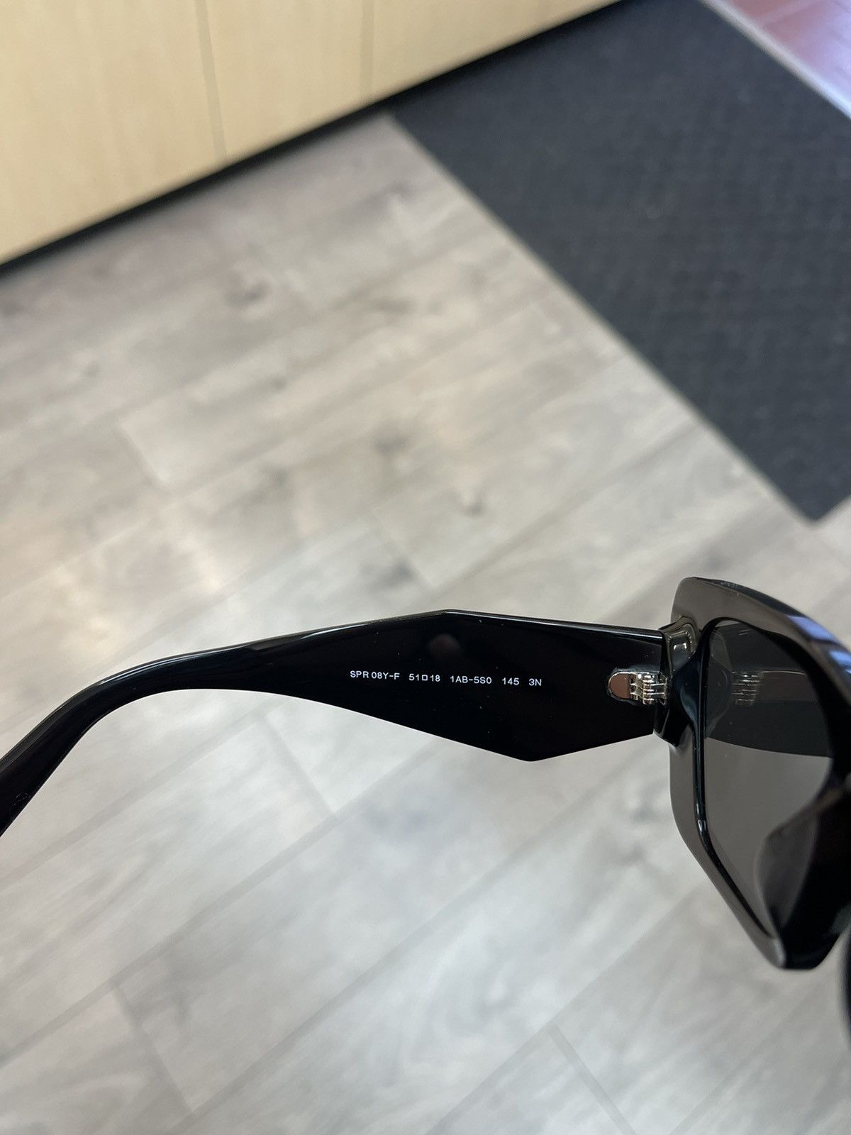 Prada NEW Prada Sunglasses Rectangular Pete Davidson Kardashian Size ONE SIZE - 6 Thumbnail