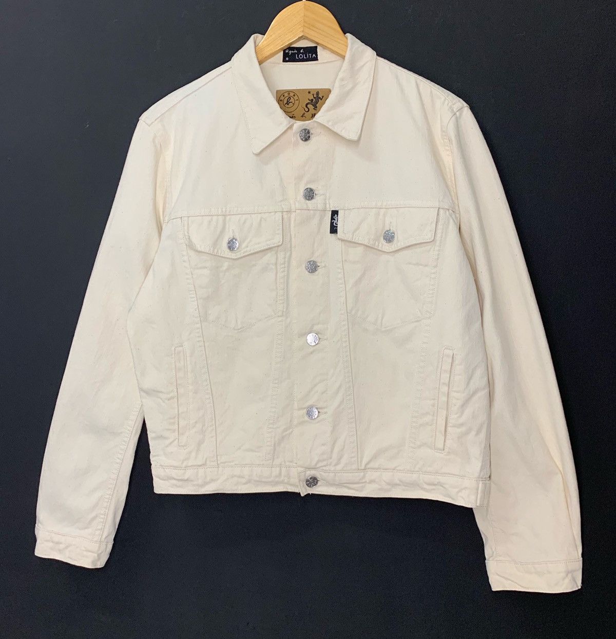 agnes b. Vintage Again b. Jeans Truckers Denim Jacket Size US S / EU 44-46 / 1 - 1 Thumbnail
