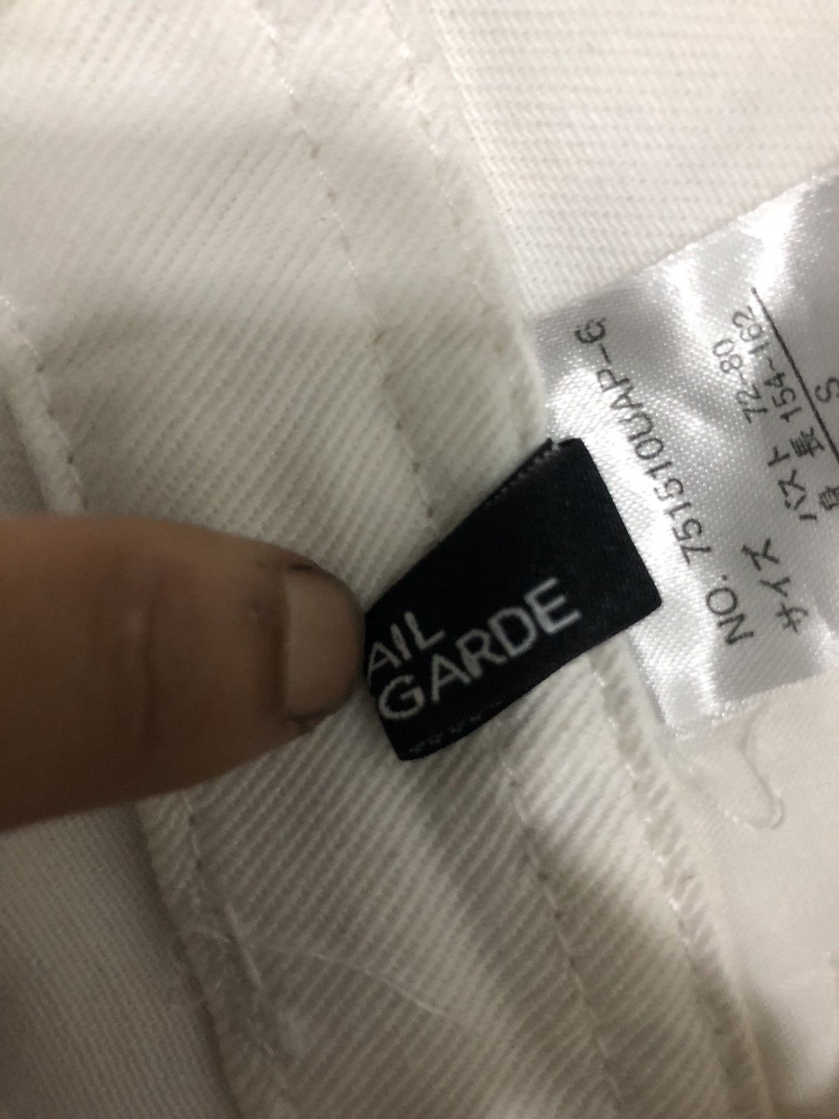 Japanese Brand Vintage-Style White Distressed Denim Overalls – Avantgarde Size US 31 - 9 Thumbnail