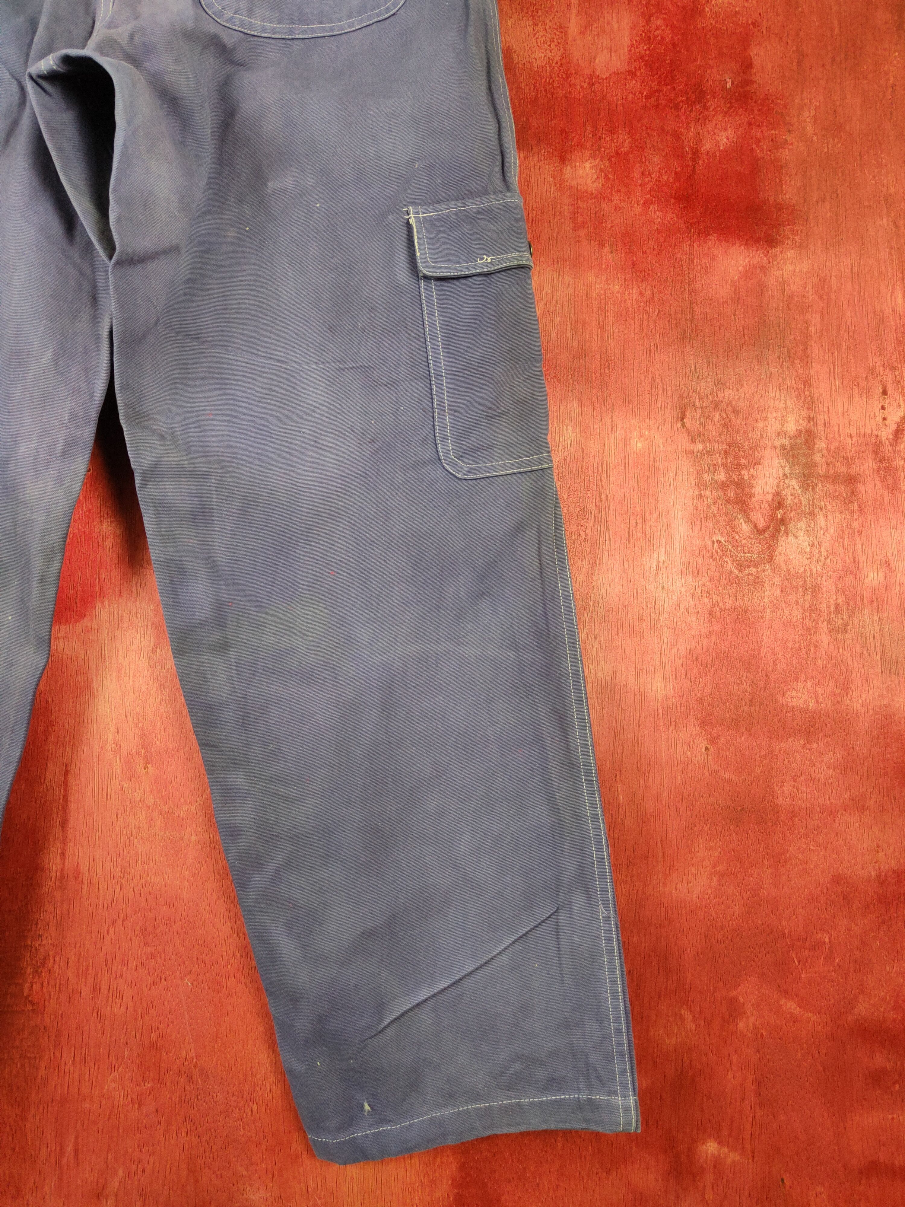 Japanese Brand × Vintage Near By Style faded Blue multi pocket tactical pant #4670 Size US 29 - 11 Thumbnail