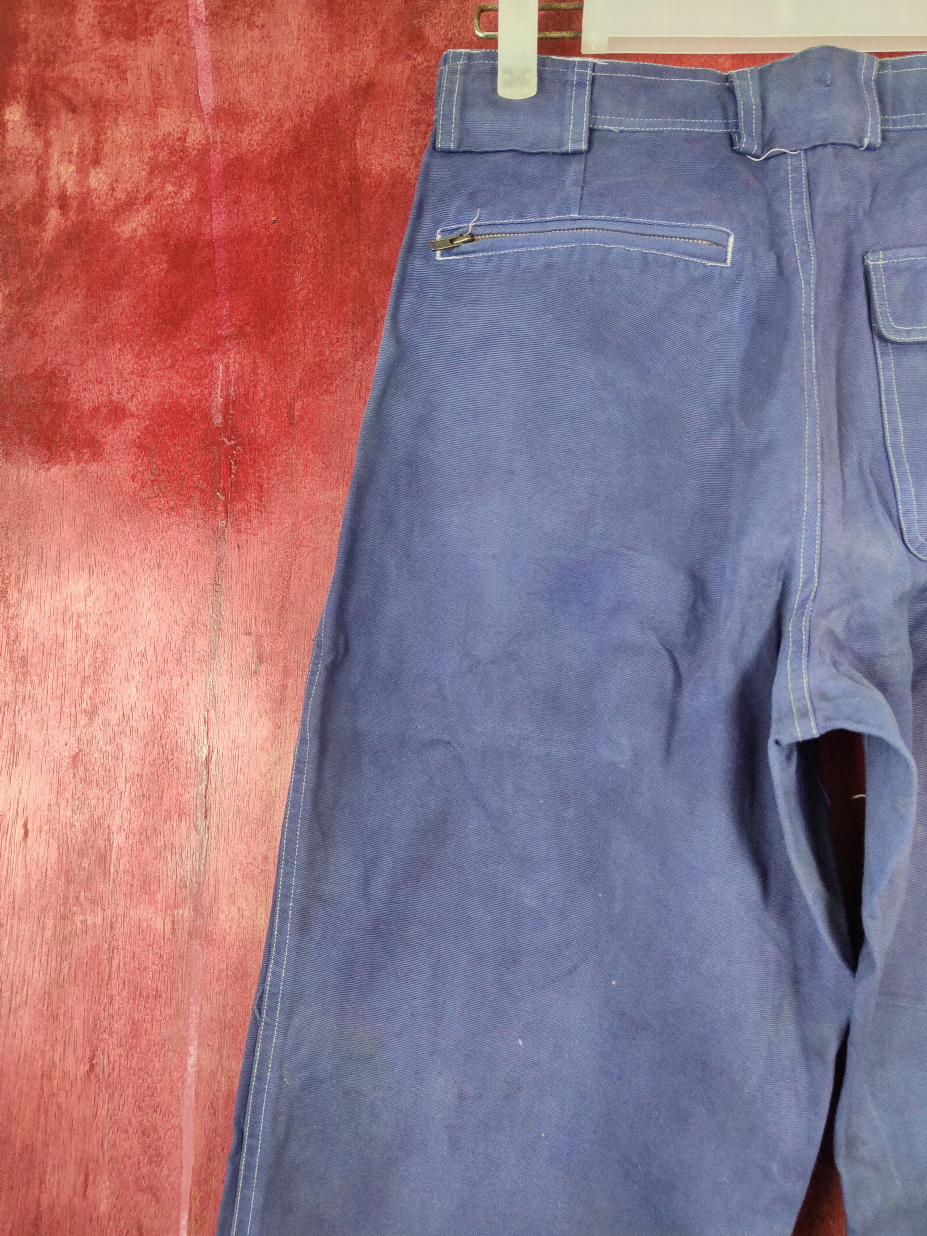 Japanese Brand × Vintage Near By Style faded Blue multi pocket tactical pant #4670 Size US 29 - 8 Thumbnail
