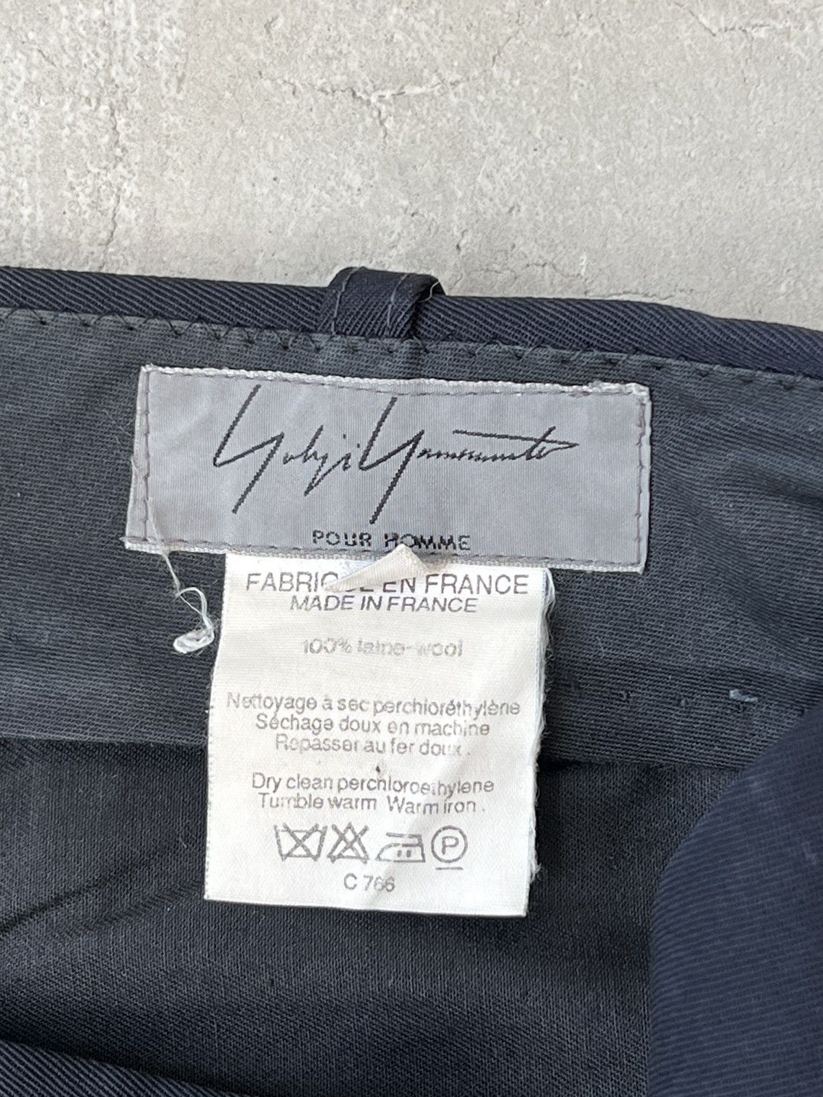 Yohji Yamamoto 80’s Yohji Yamamoto Wool Gab Formal Trousers Size US 32 / EU 48 - 9 Thumbnail