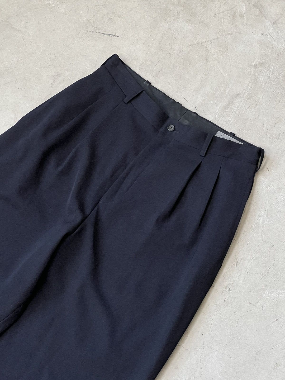 Yohji Yamamoto 80’s Yohji Yamamoto Wool Gab Formal Trousers Size US 32 / EU 48 - 3 Thumbnail