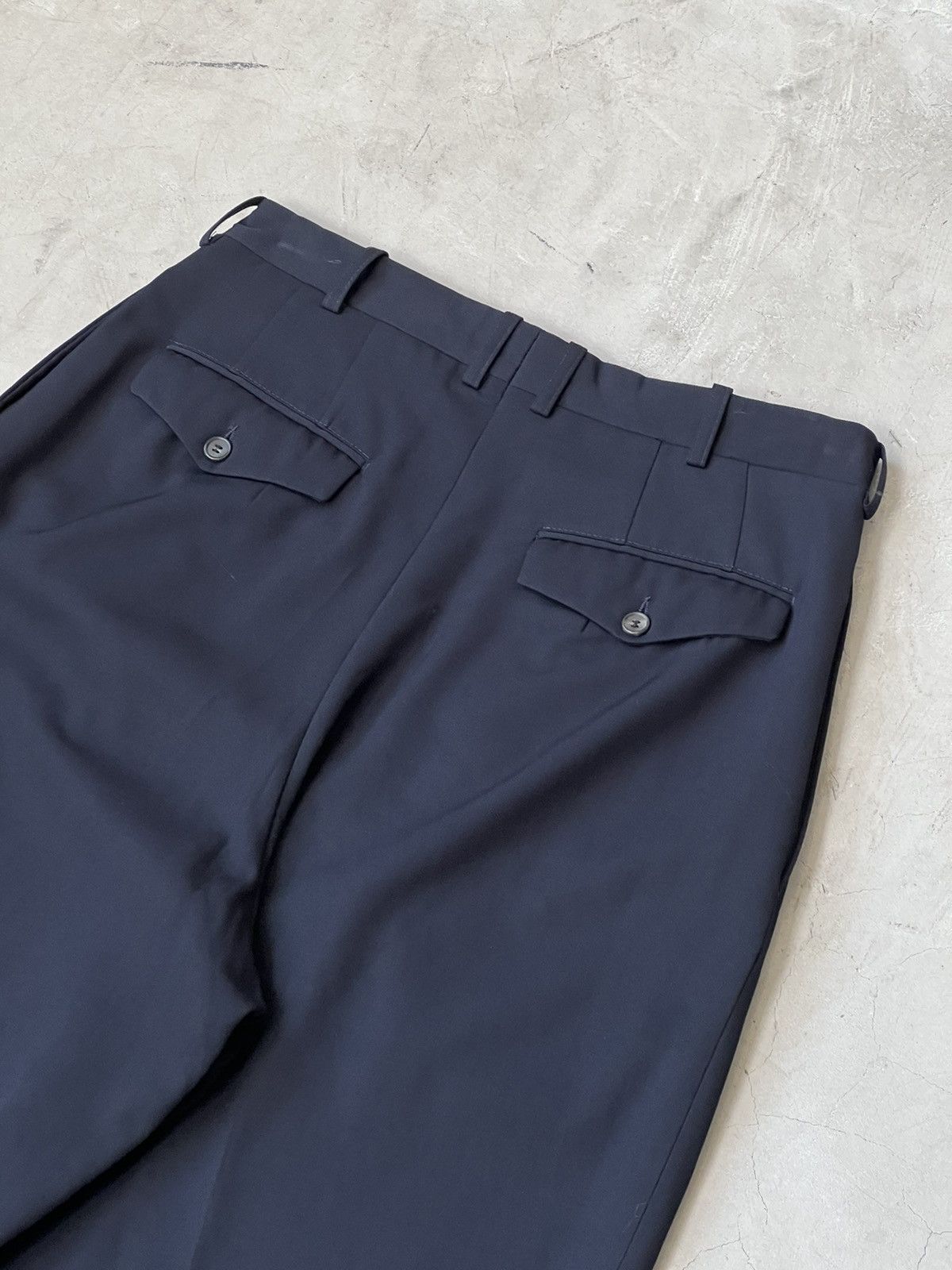 Yohji Yamamoto 80’s Yohji Yamamoto Wool Gab Formal Trousers Size US 32 / EU 48 - 7 Thumbnail