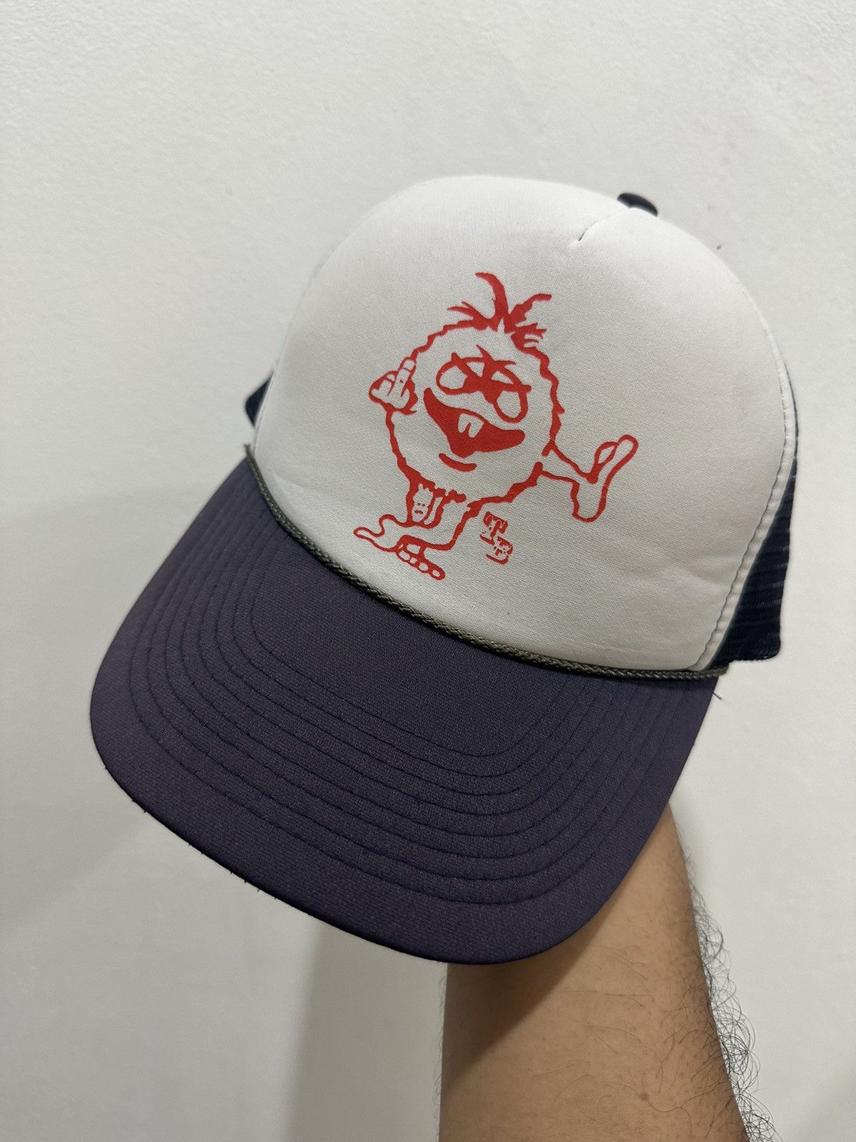 Japanese Brand 🔥Vintage🔥 Monster F “This one for you” Trucker Hat Size ONE SIZE - 1 Thumbnail