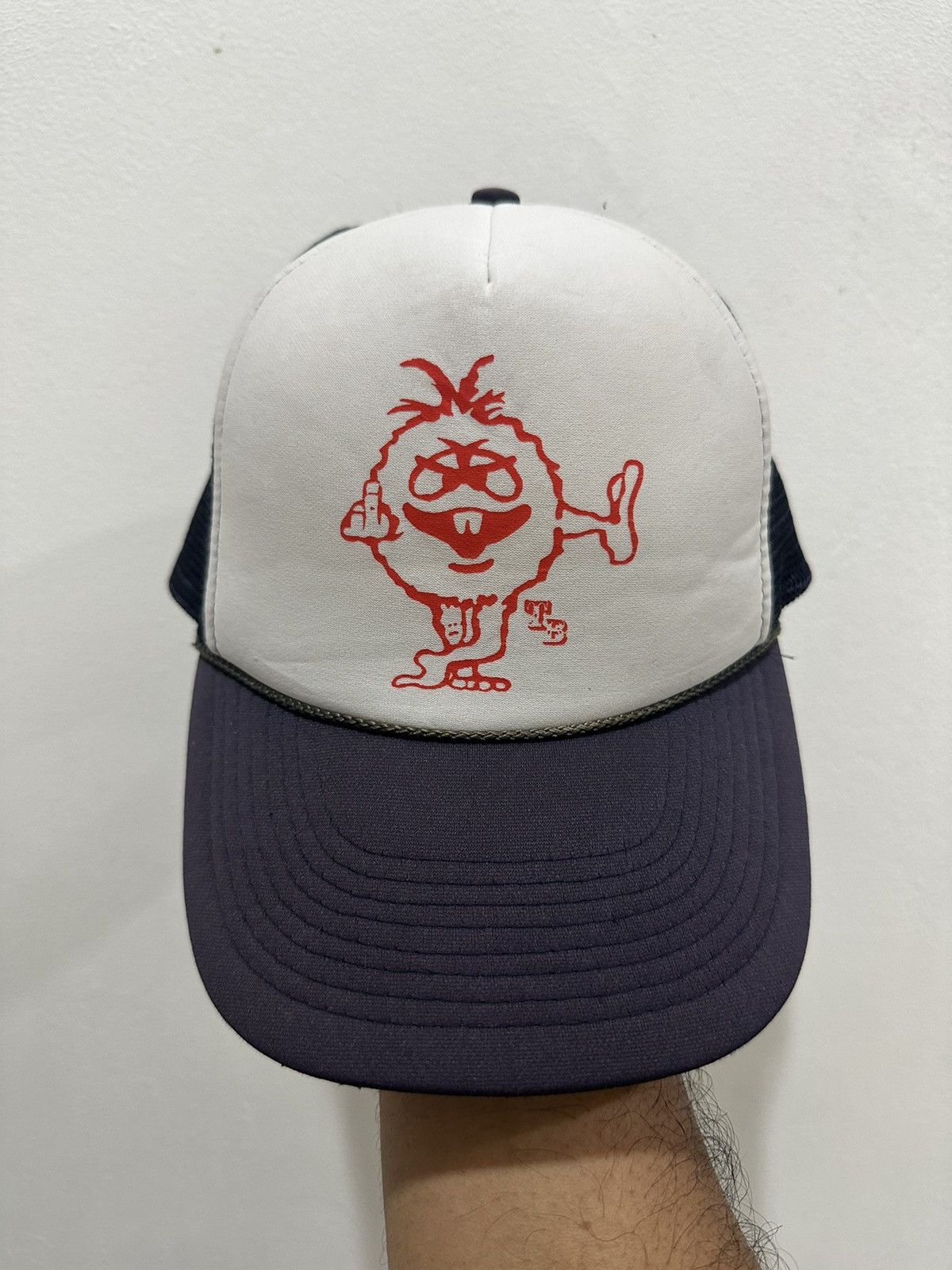 Japanese Brand 🔥Vintage🔥 Monster F “This one for you” Trucker Hat Size ONE SIZE - 2 Thumbnail