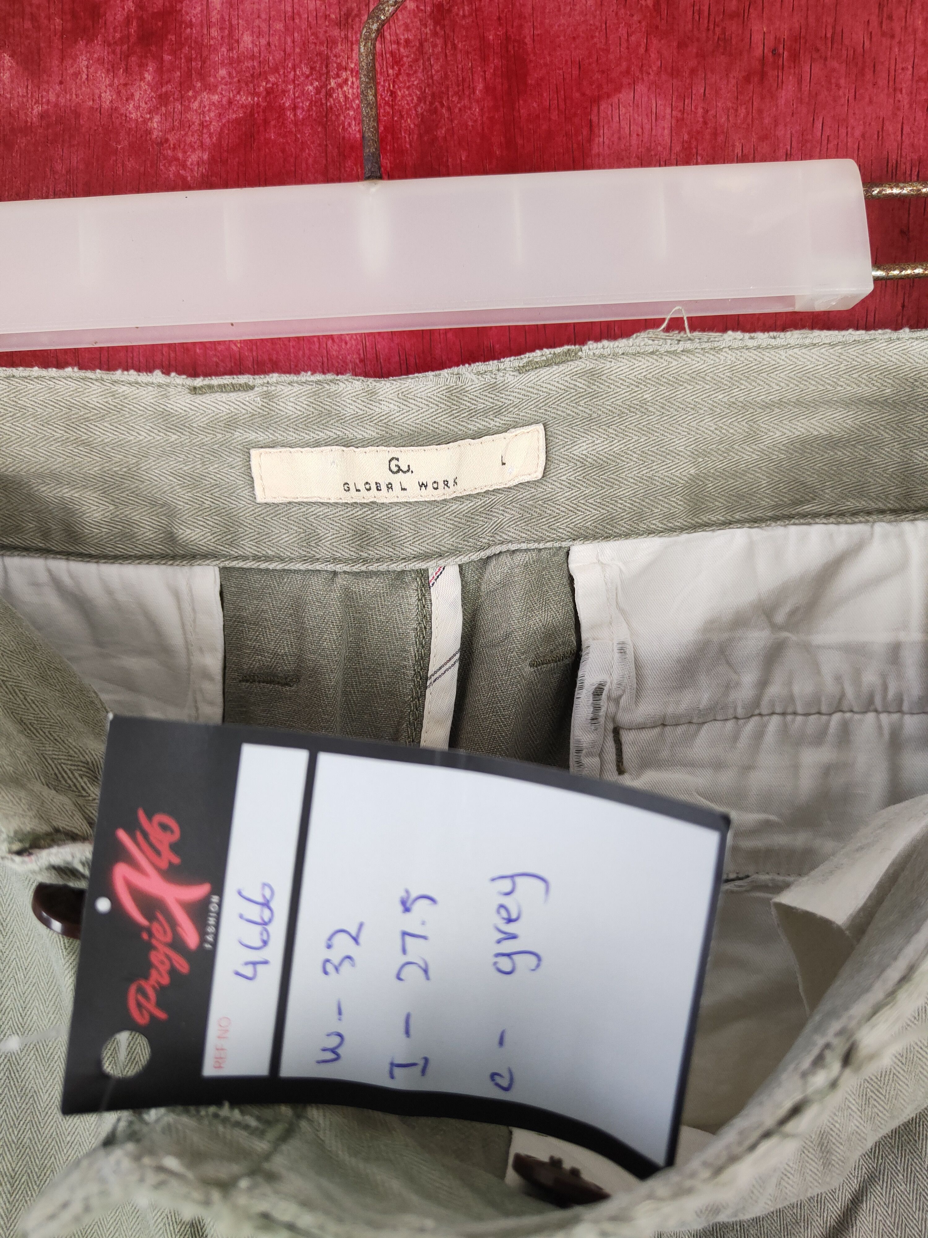 Global Work × Japanese Brand Global Work Light Green multi pocket tactical pant #4666 Size US 31 - 12 Thumbnail