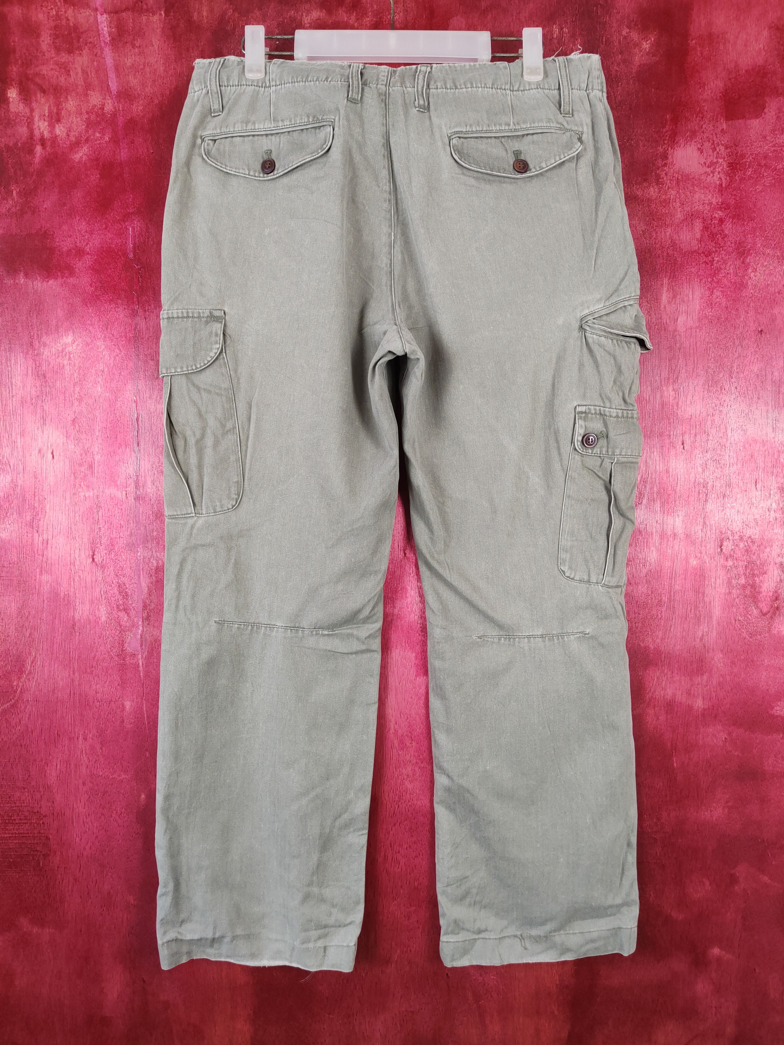 Global Work × Japanese Brand Global Work Light Green multi pocket tactical pant #4666 Size US 31 - 7 Thumbnail