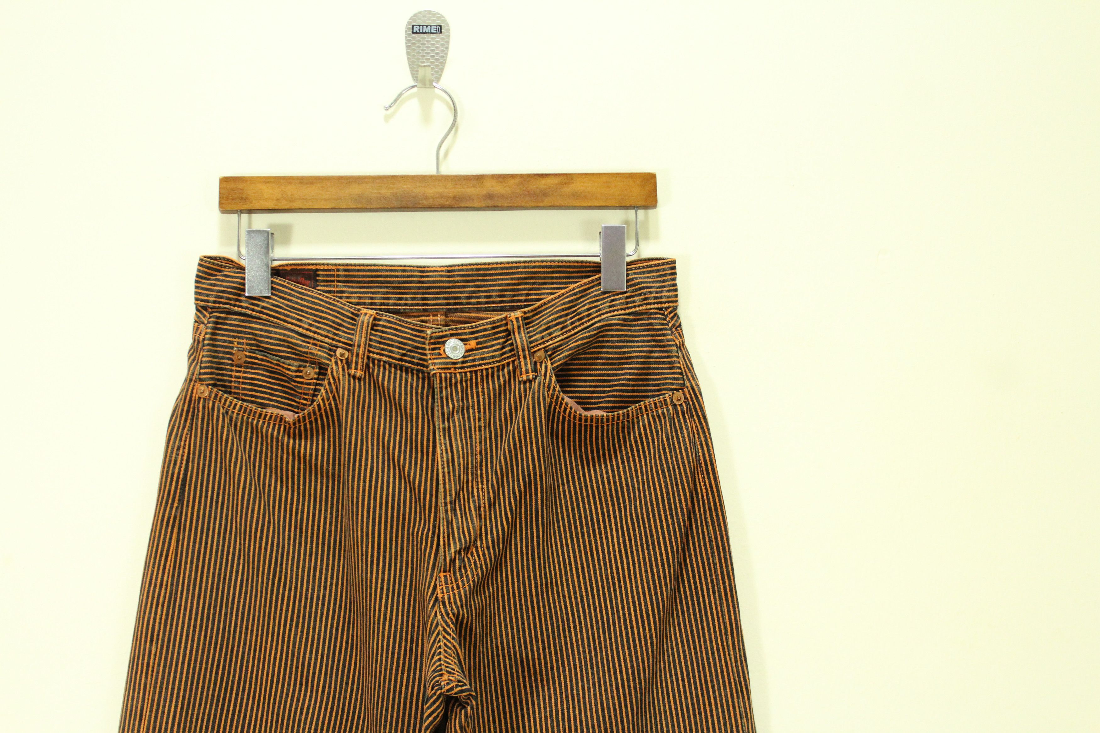 Vintage Japan UNION MADE Hickory SALTY DOG Pants Vintage Made Japan Size US 30 / EU 46 - 1 Thumbnail
