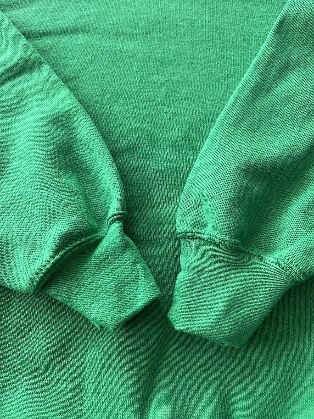 Vintage Vintage 2000s Fruit of the Loom Blank Green Sweatshirts Size US XL / EU 56 / 4 - 4 Thumbnail