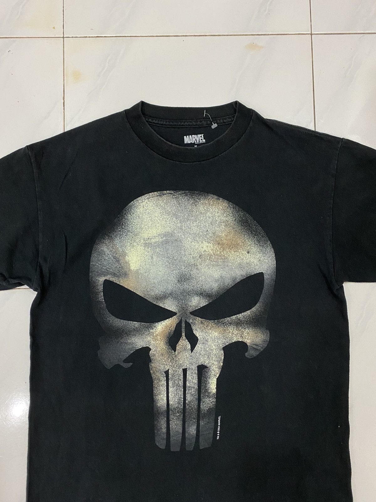 Mad Engine Mad Engine 2002 Punisher Skull Logo Full Printed Tee Size US M / EU 48-50 / 2 - 4 Thumbnail
