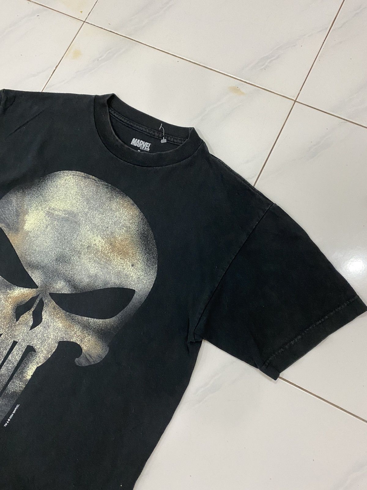 Mad Engine Mad Engine 2002 Punisher Skull Logo Full Printed Tee Size US M / EU 48-50 / 2 - 3 Thumbnail