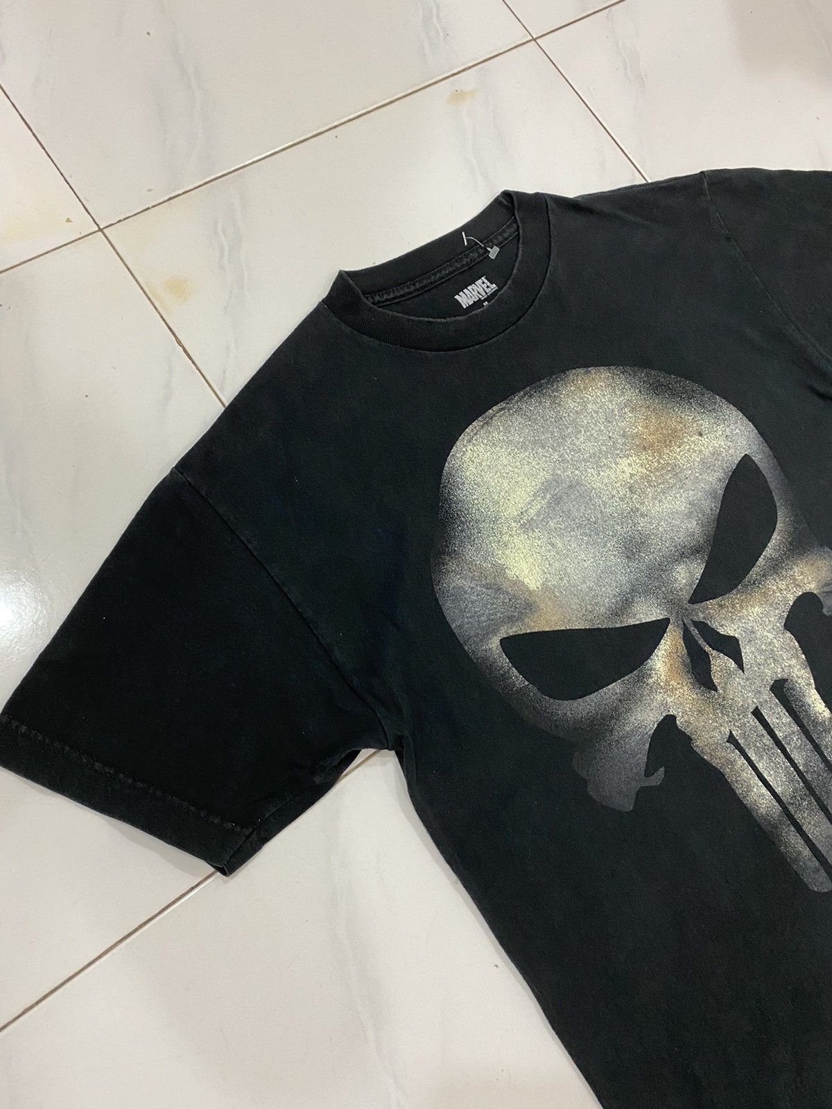 Mad Engine Mad Engine 2002 Punisher Skull Logo Full Printed Tee Size US M / EU 48-50 / 2 - 2 Thumbnail