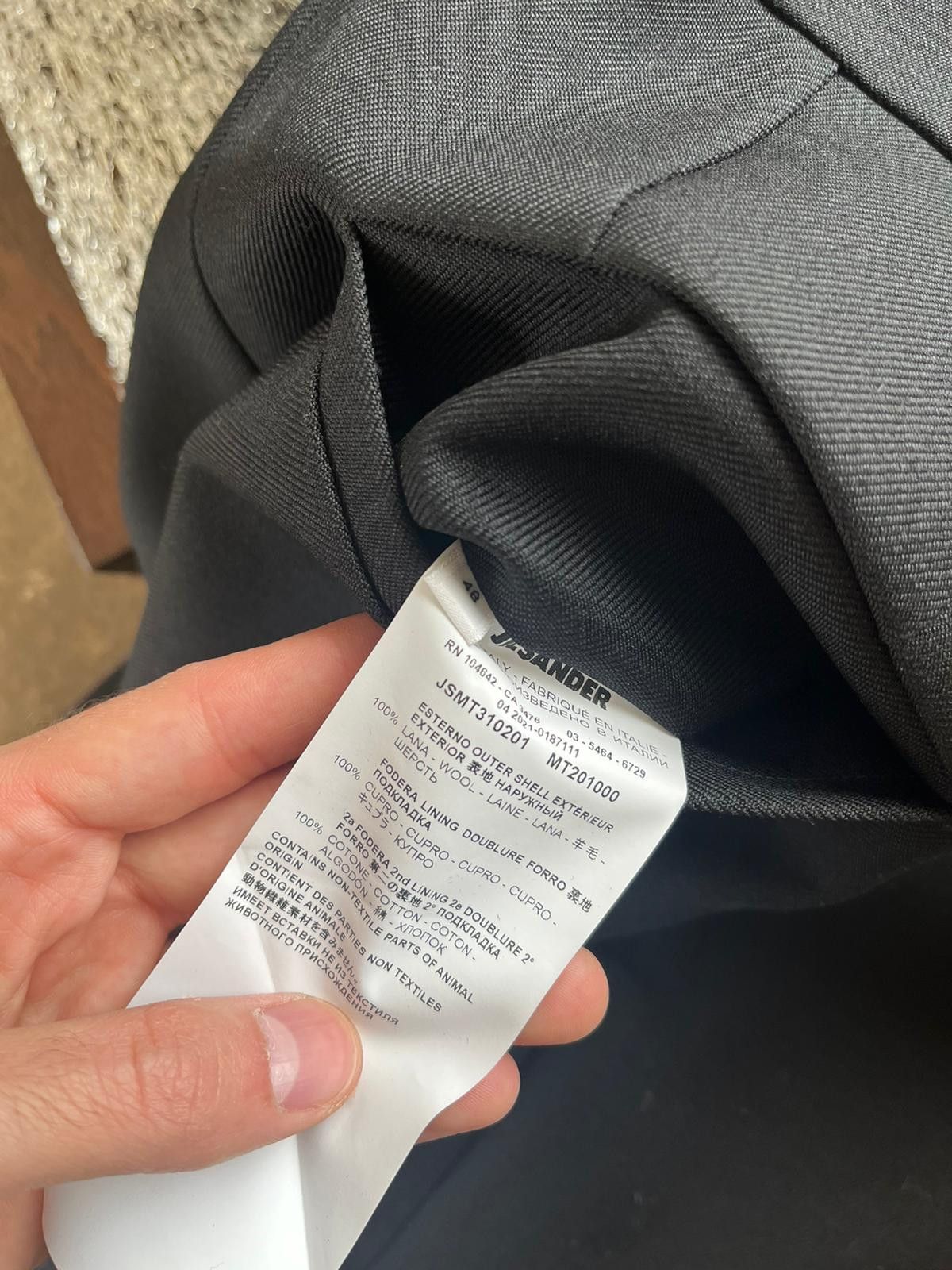 Jil Sander Heavy Wool Zipper Pants in Black Size US 32 / EU 48 - 12 Thumbnail