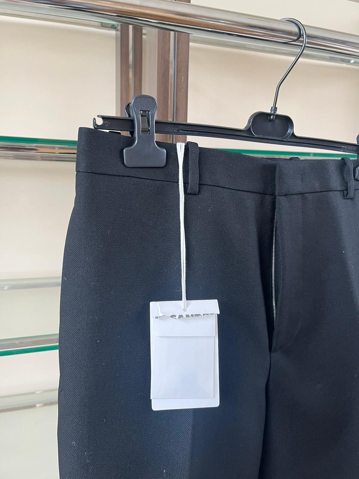 Jil Sander Heavy Wool Zipper Pants in Black Size US 32 / EU 48 - 6 Thumbnail