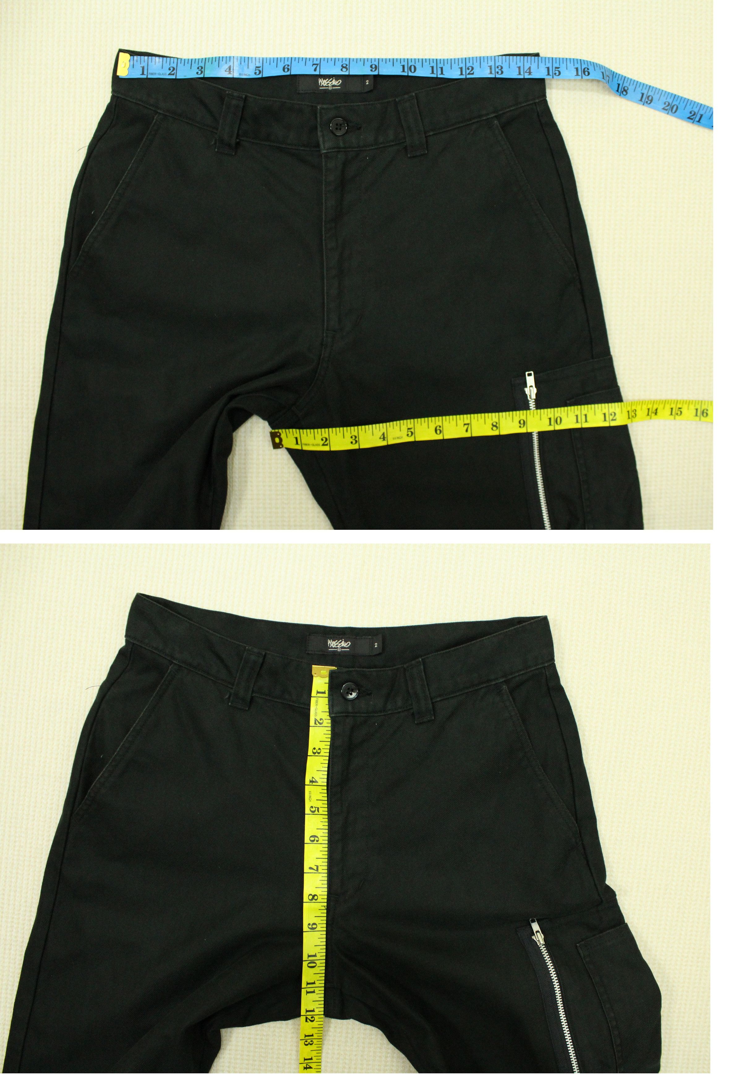 Vintage MOSSIMO Pants Side Zipper Pocket Minimalist Cargos Utility Size US 29 - 11 Thumbnail
