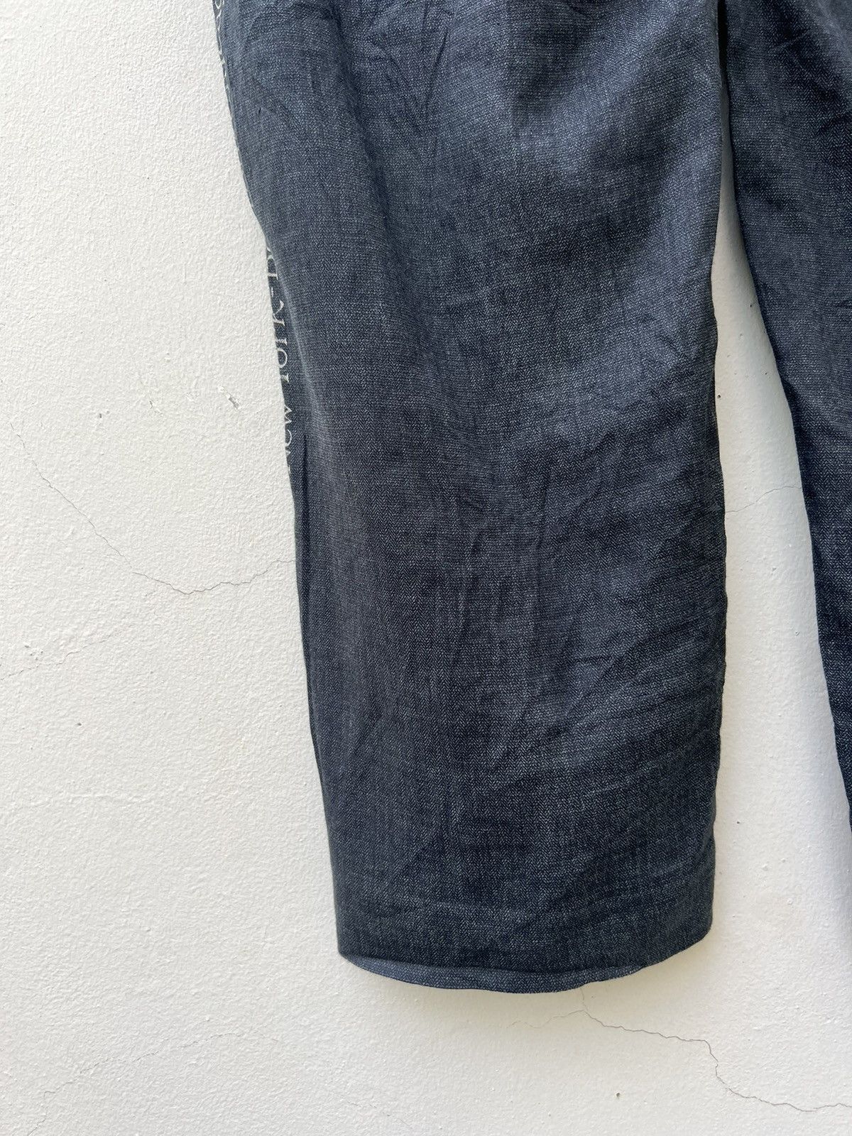 Polo Ralph Lauren Vintage Polo Ralph Lauren Fade Black Linen Trouser Pant Size US 34 / EU 50 - 19 Thumbnail