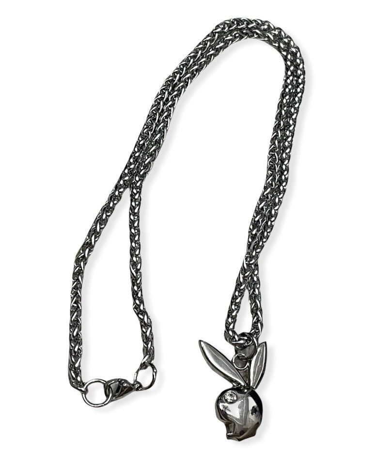 Jewelry Repurposed BUNNY Pendant Custom Dragon Bone Chain Necklace Size ONE SIZE - 4 Thumbnail
