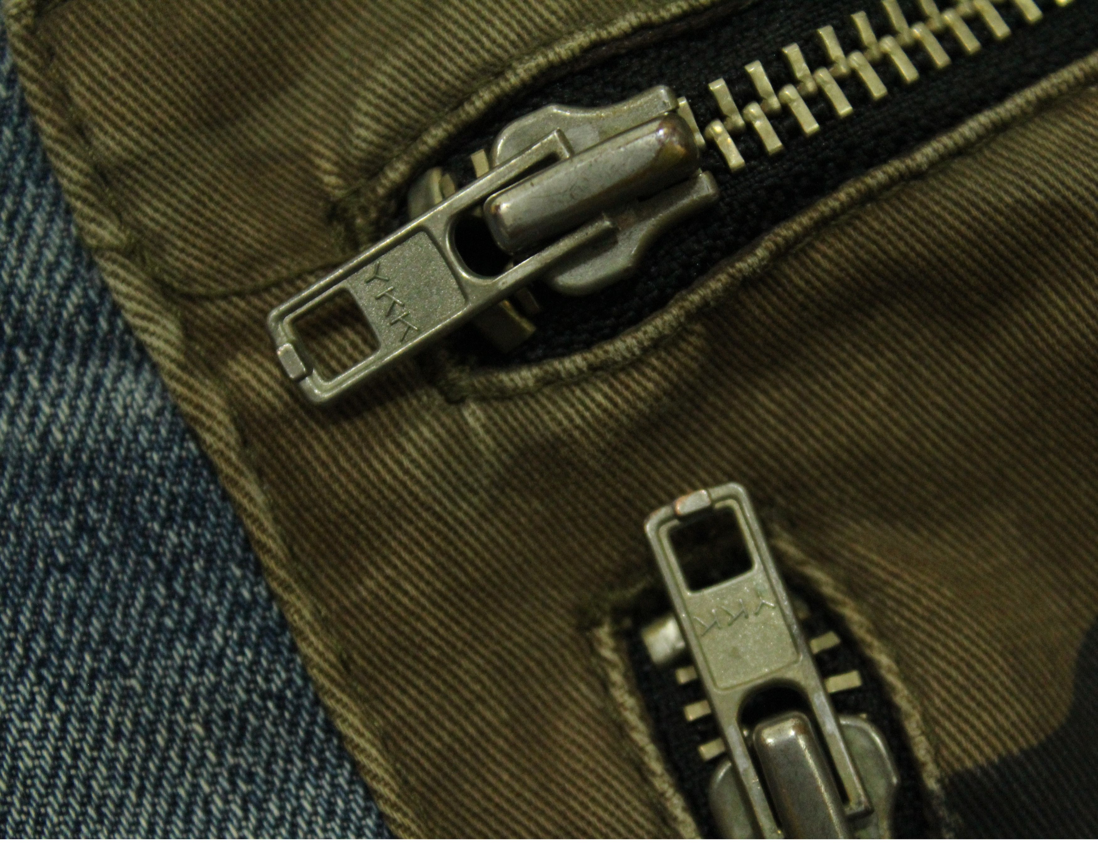 Japanese Brand × Vintage Skulls R.N.A Denim Distressed Patch Pocket Camo Anarchy Punk Size US 32 / EU 48 - 18 Thumbnail