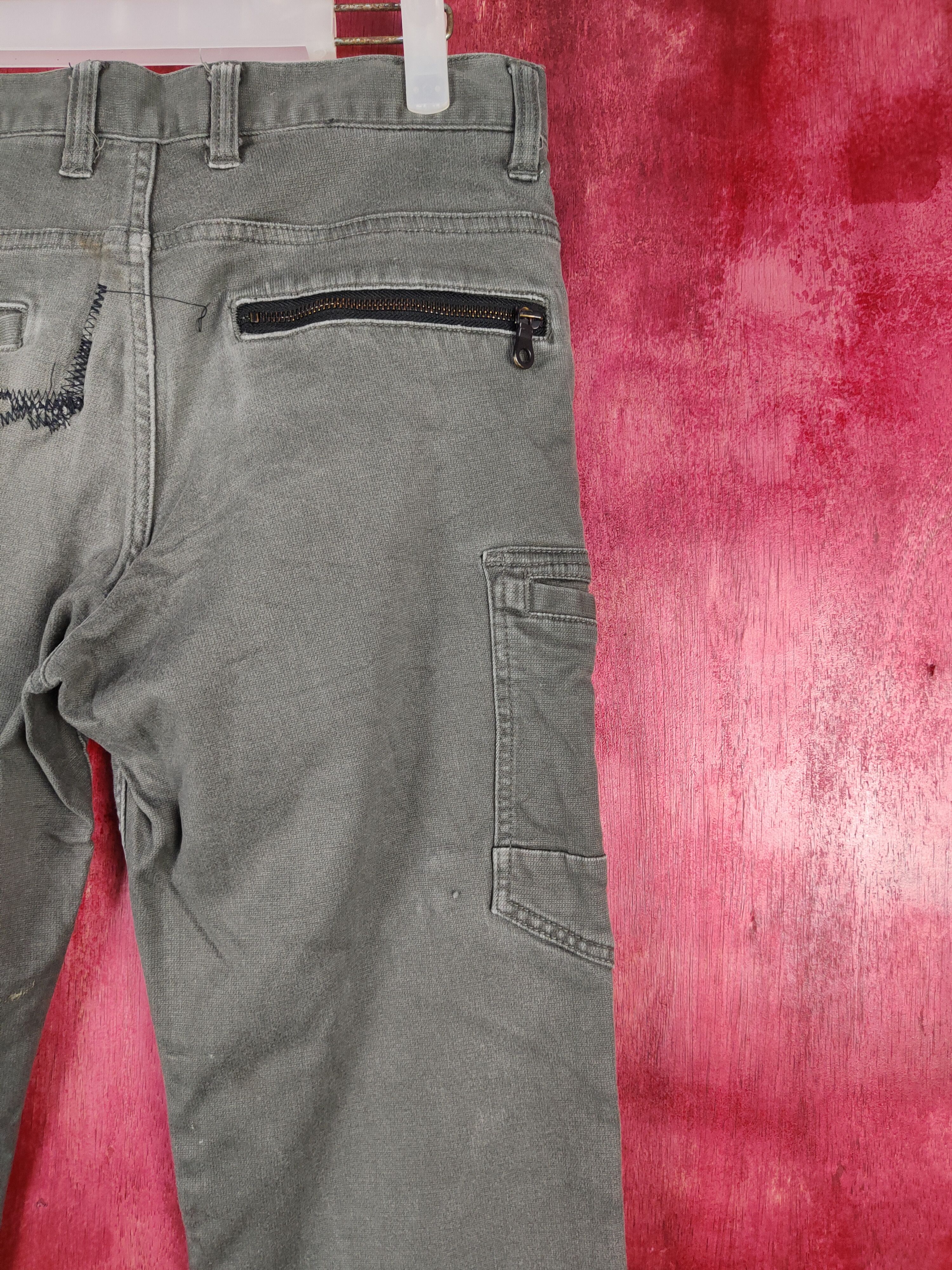 Japanese Brand Scot. Inc Gray utility tactical multi pocket cargo #4684 Size US 31 - 11 Thumbnail