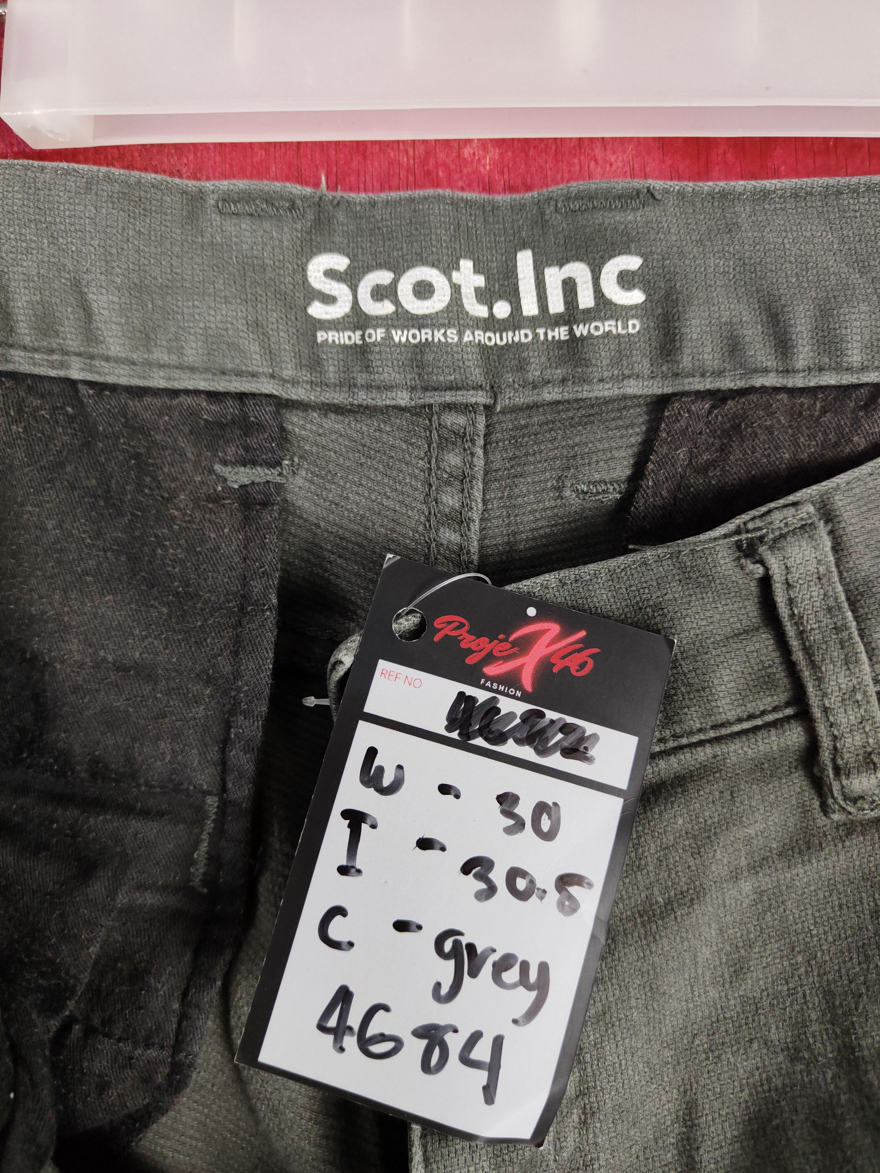 Japanese Brand Scot. Inc Gray utility tactical multi pocket cargo #4684 Size US 31 - 13 Thumbnail