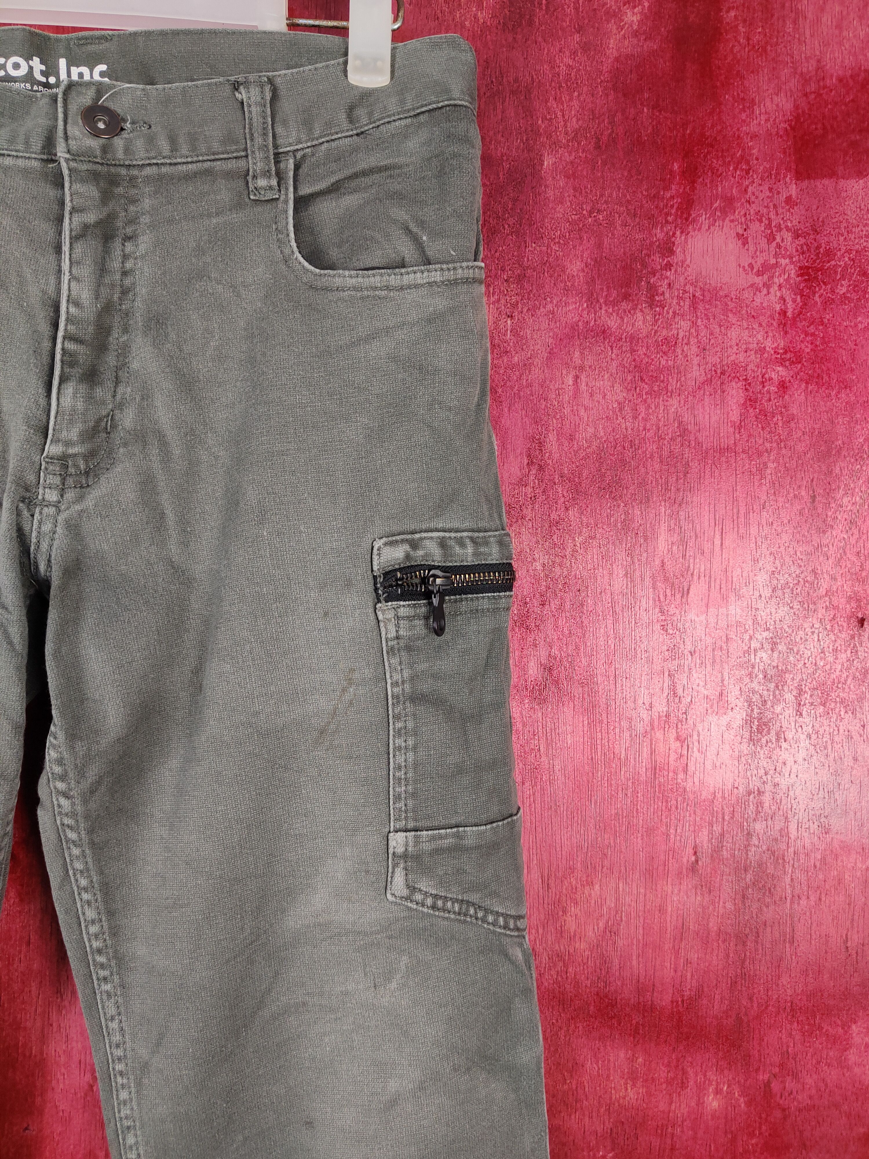 Japanese Brand Scot. Inc Gray utility tactical multi pocket cargo #4684 Size US 31 - 5 Thumbnail
