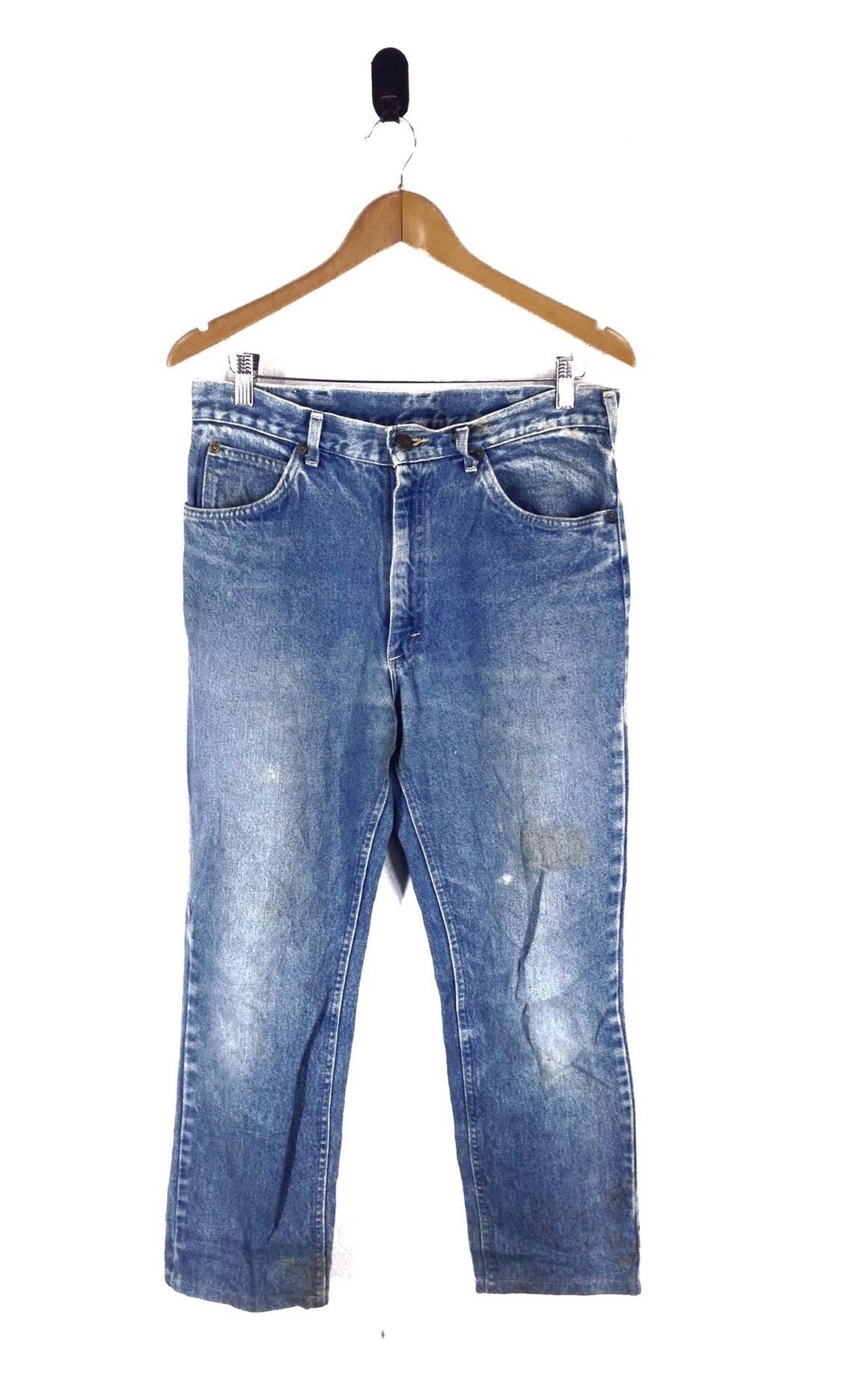 image of Distressed Denim x Lee Vintage Lee Riders Jeans Made In Usa in Denim, Men's (Size 33)