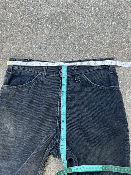 Vintage VTG 70s Levi’s 646 Talon 42 Zip Fade Black Flare Corduroy | Grailed