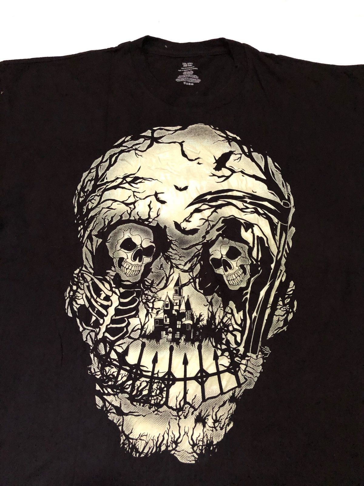 Japanese Brand Skull T-shirts Big Size Size US XXL / EU 58 / 5 - 2 Thumbnail