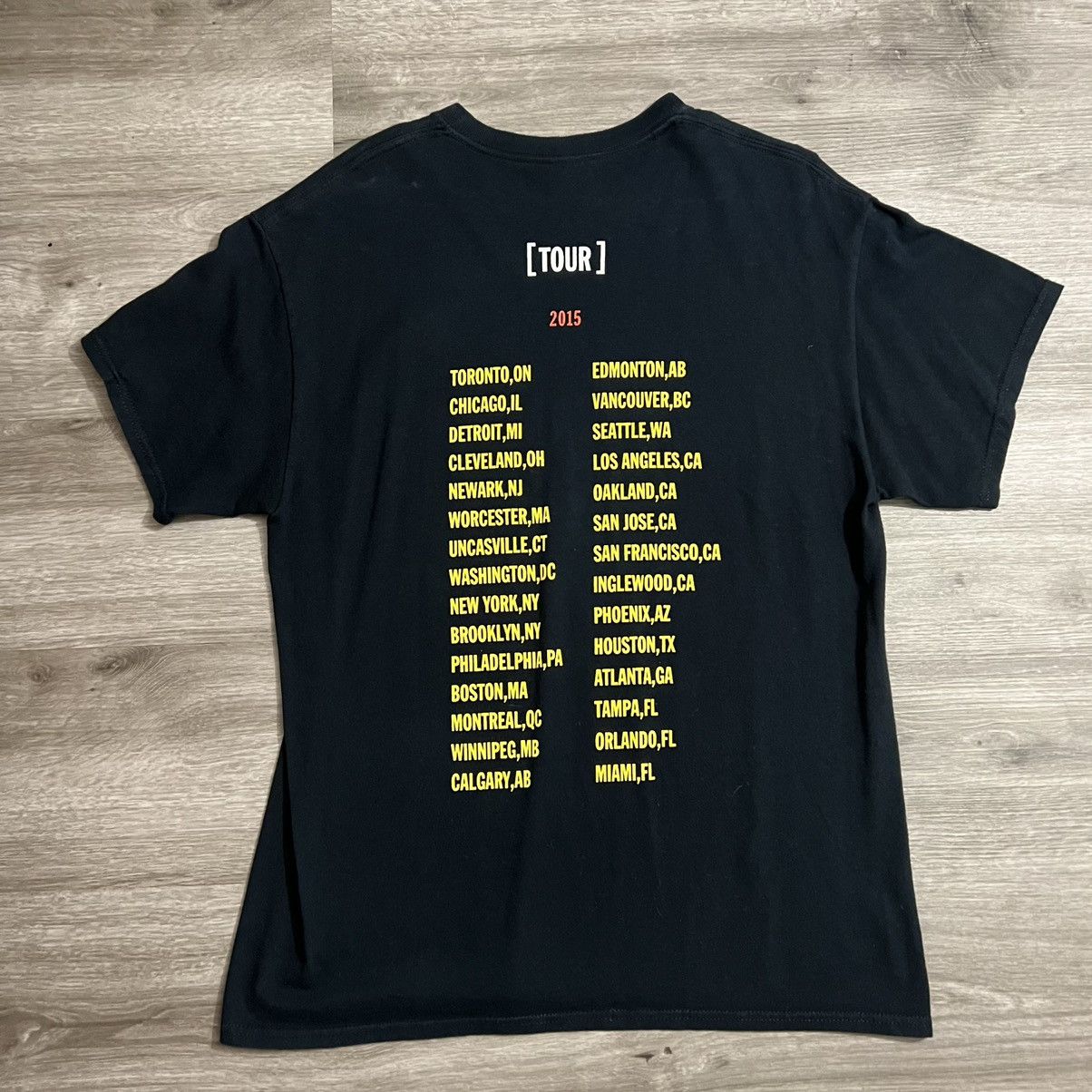Travis Scott Travis Scott Rodeo Tour Tee Size US L / EU 52-54 / 3 - 6 Thumbnail
